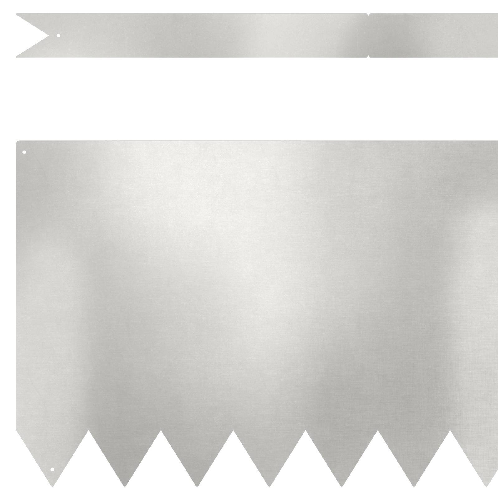 vidaXL Rasenkanten 10 Stk. 100x0,5x30 cm Edelstahl
