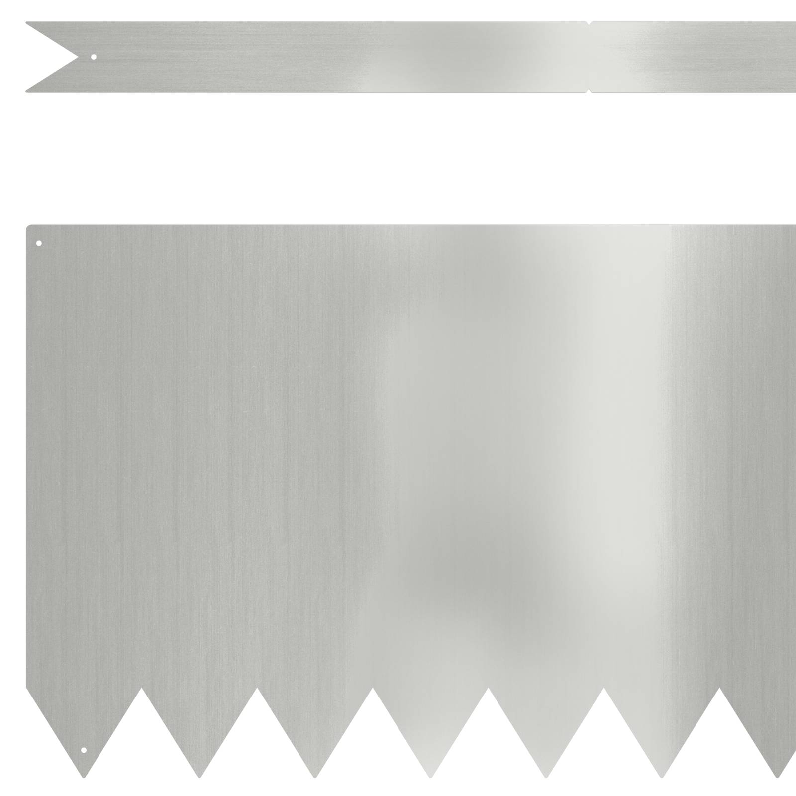 vidaXL Rasenkanten 20 Stk. 100x0,5x30 cm Verzinkter Stahl