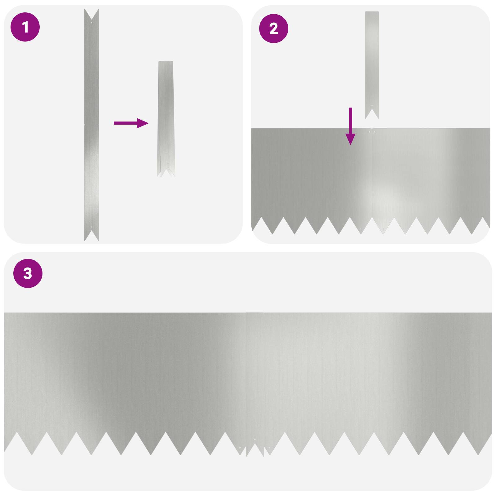 vidaXL Rasenkanten 30 Stk. 100x0,5x30 cm Verzinkter Stahl