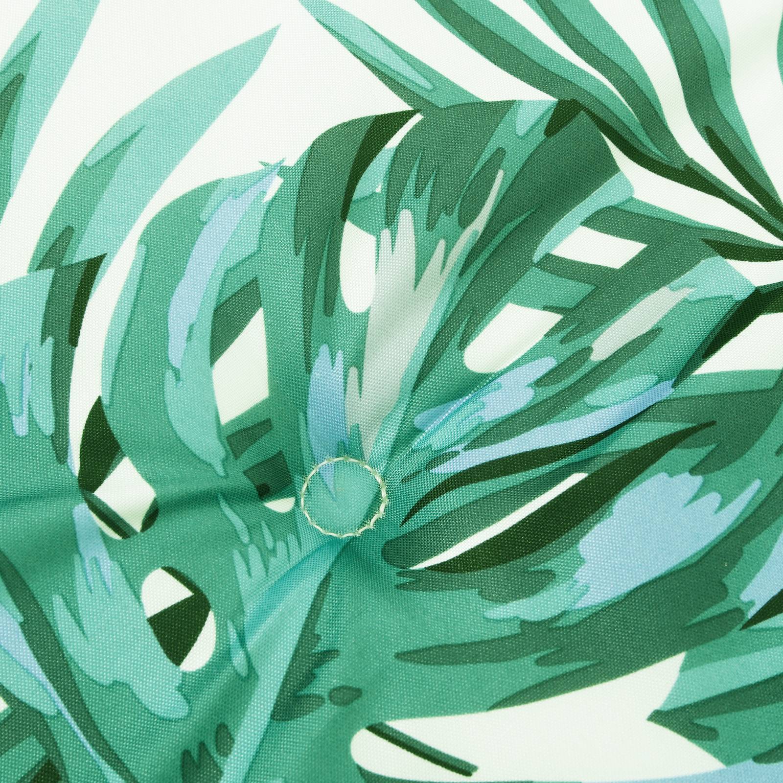 vidaXL Gartenbankkissen - Blattmuster, 150x50x4 cm, aus Oxford-Gewebe