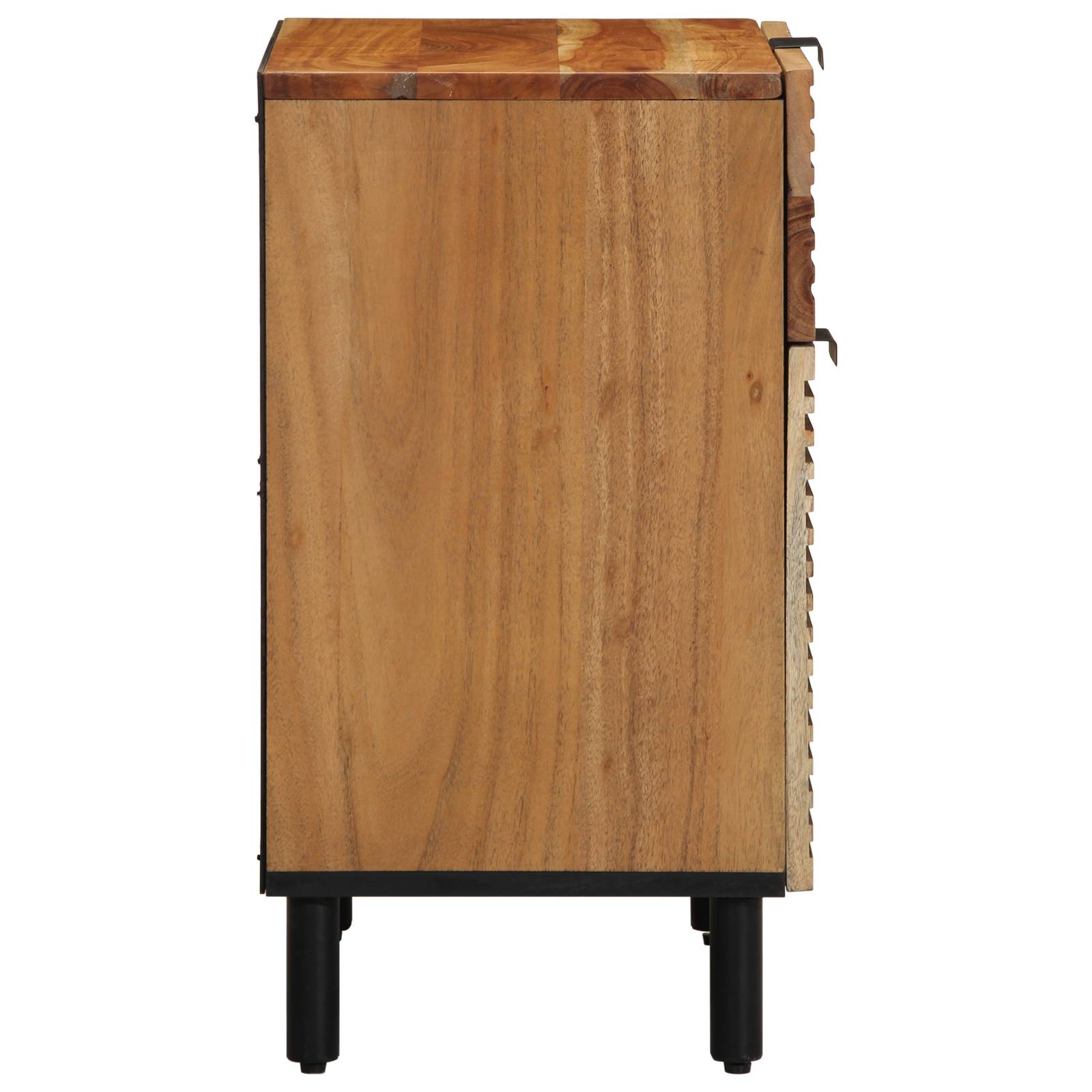 vidaXL Nachttisch 50x33x60 cm Massivholz Akazie
