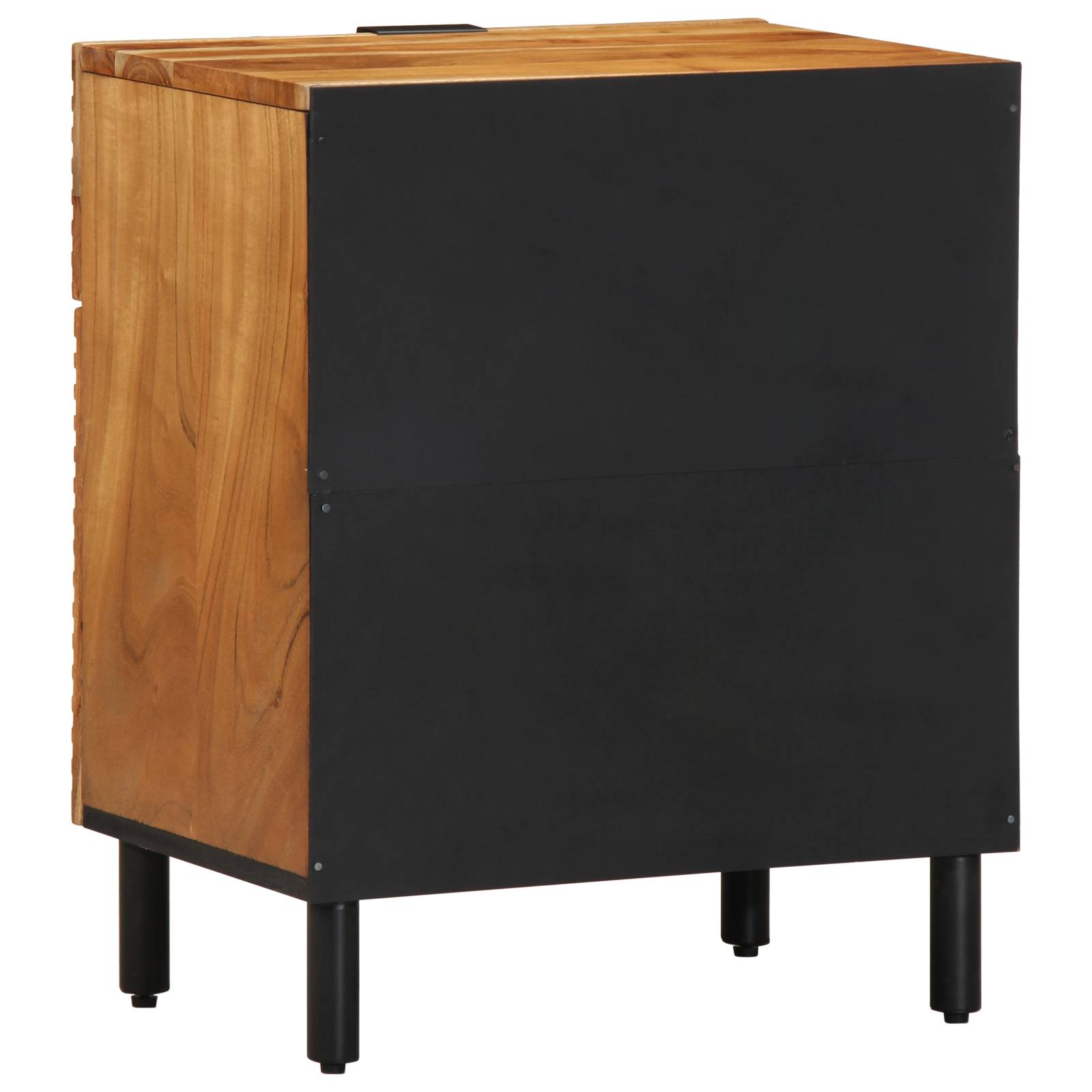 vidaXL Nachttisch 50x33x60 cm Massivholz Akazie