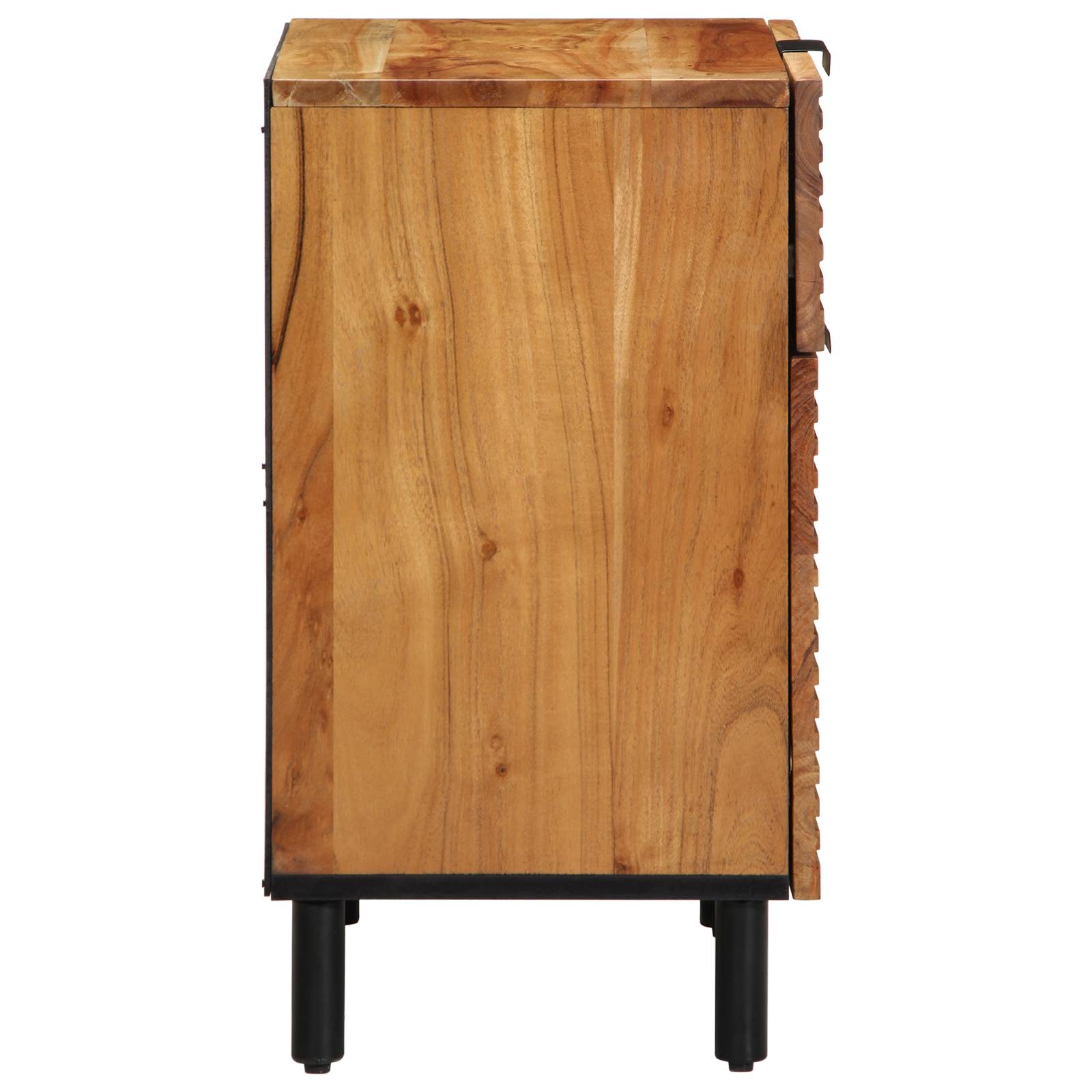 vidaXL Nachttisch 50x33x60 cm Massivholz Akazie
