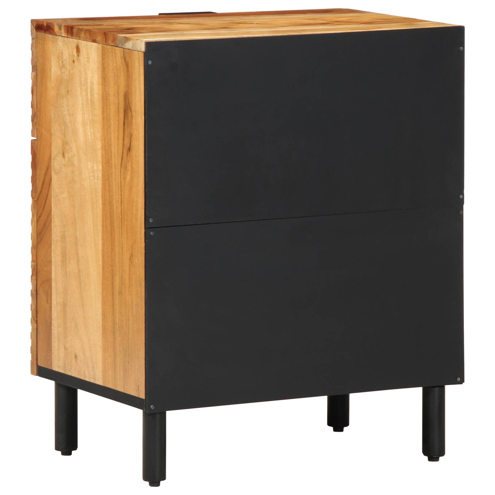 vidaXL Nachttisch 50x33x60 cm Massivholz Akazie