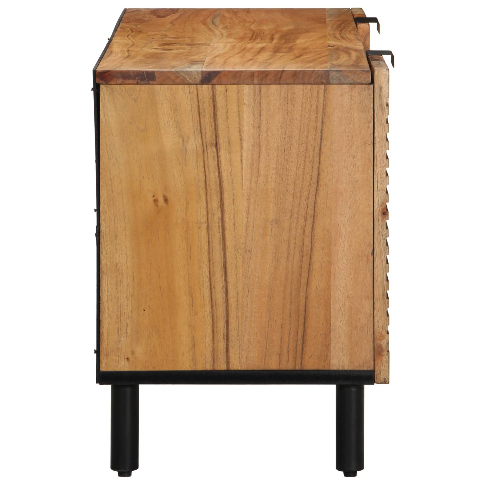vidaXL TV-Schrank 105x33,5x46 cm Massivholz Akazie