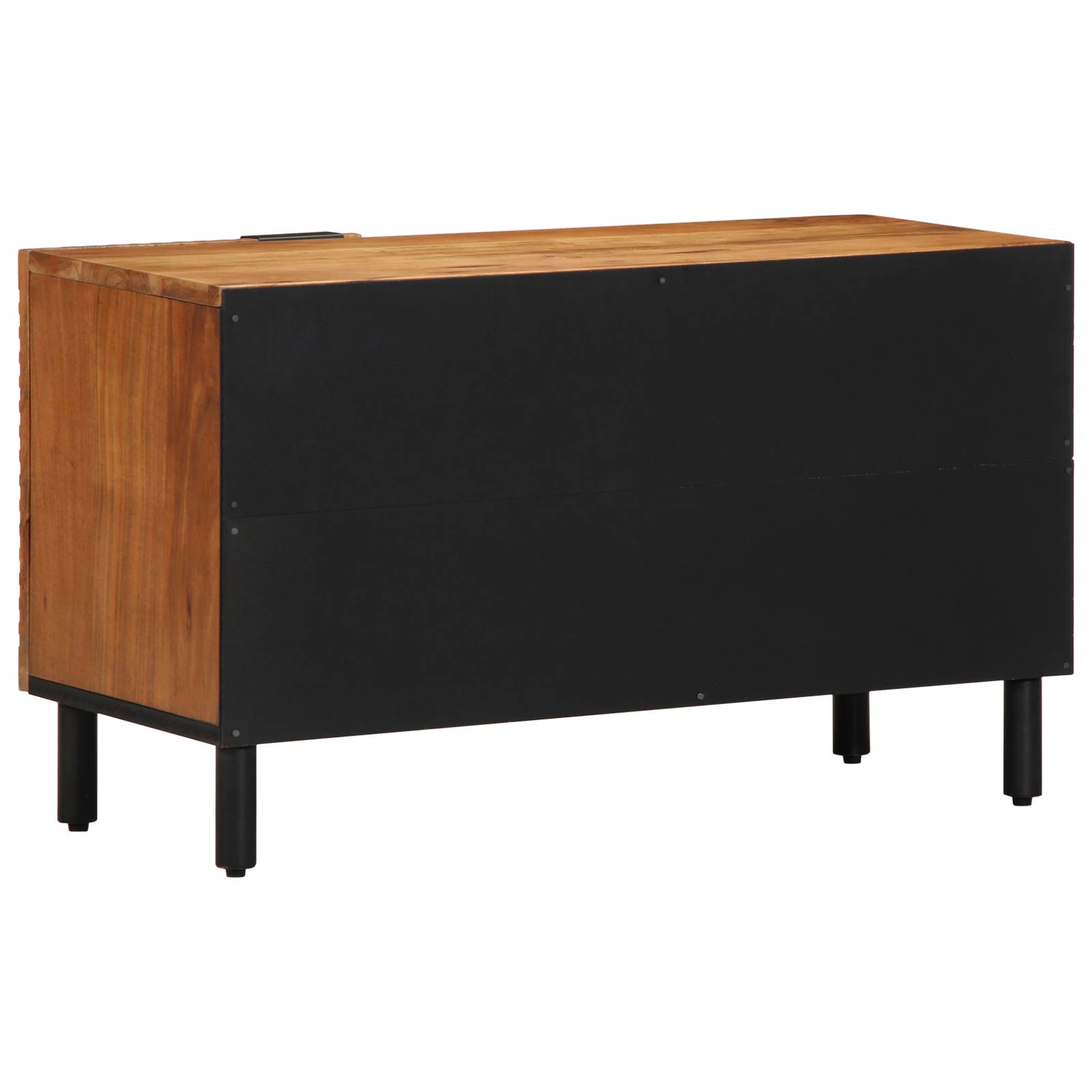 vidaXL TV-Schrank 80x31,5x46 cm Massivholz Akazie