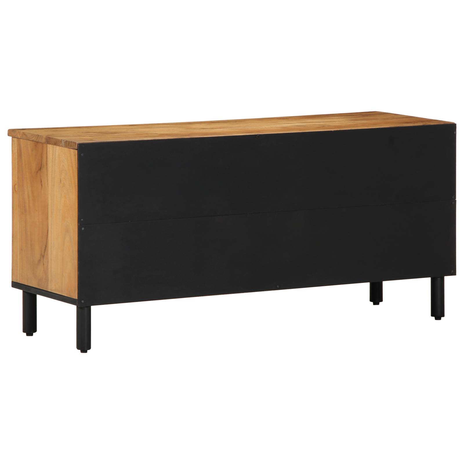 vidaXL TV-Schrank 100x33,5x46 cm Massivholz Akazie