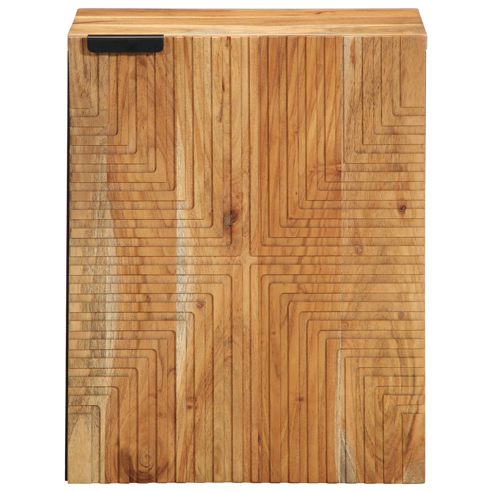 vidaXL Bad-Hängeschrank 38x33,5x48 cm Massivholz Akazie