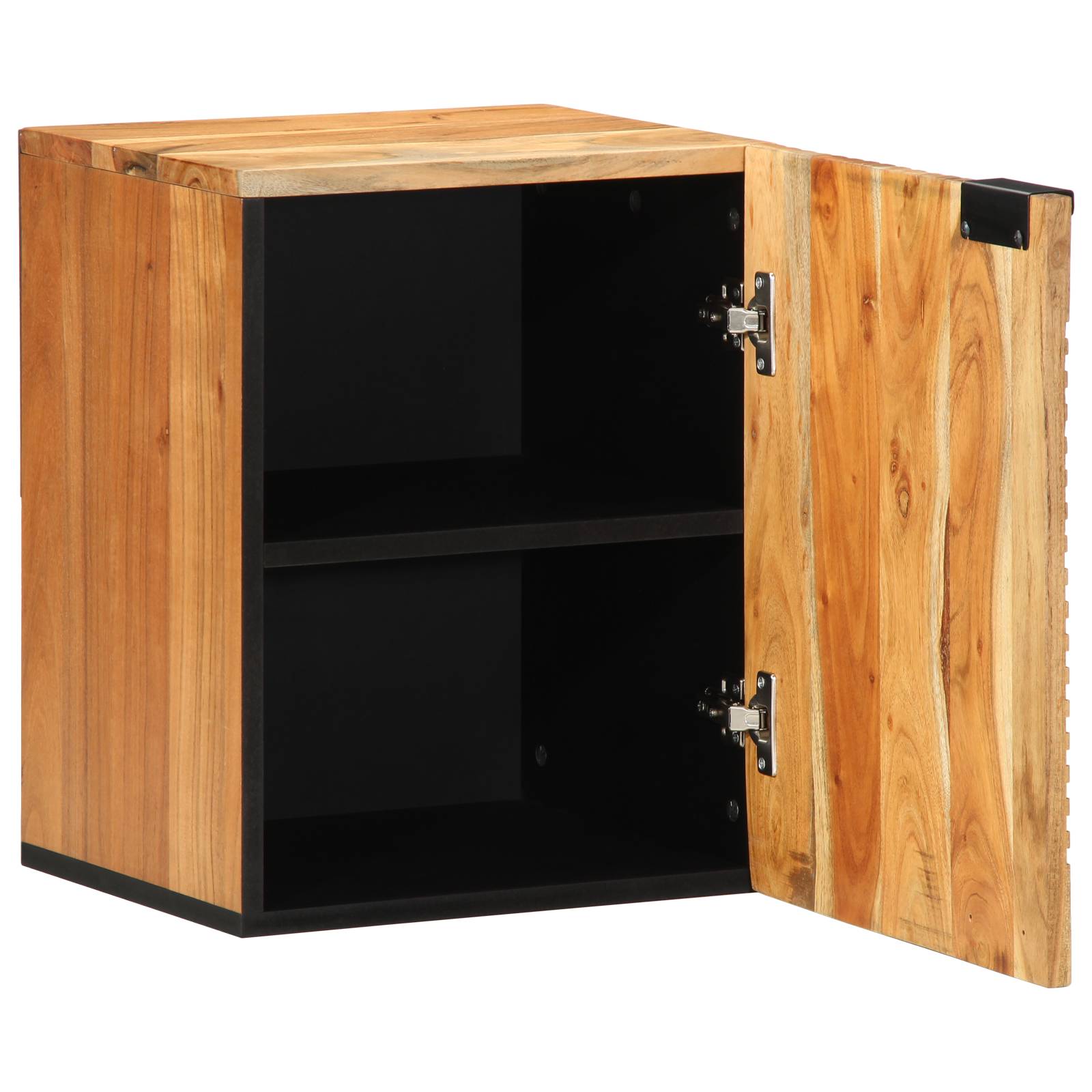 vidaXL Bad-Hängeschrank 38x33,5x48 cm Massivholz Akazie
