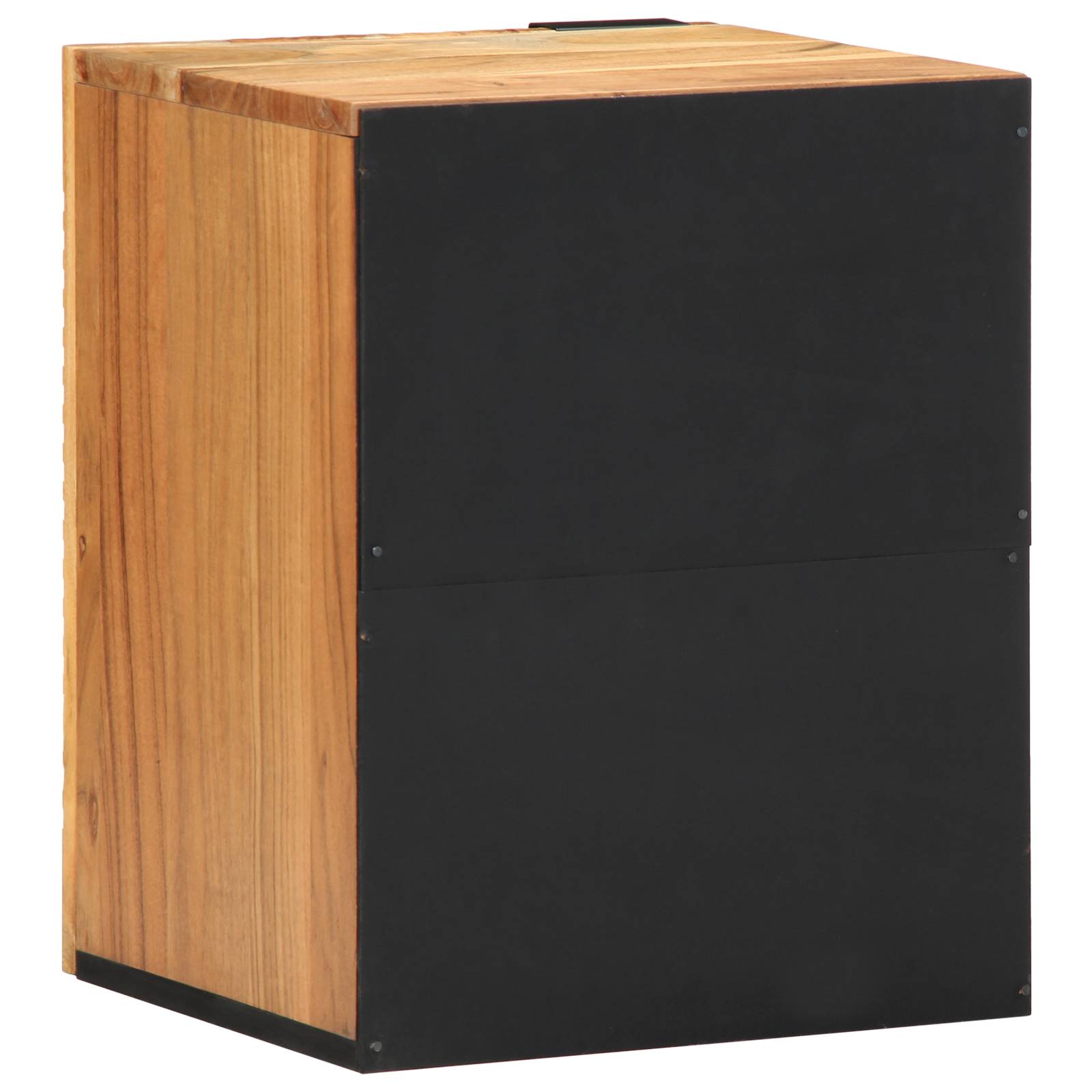vidaXL Bad-Hängeschrank 38x33,5x48 cm Massivholz Akazie