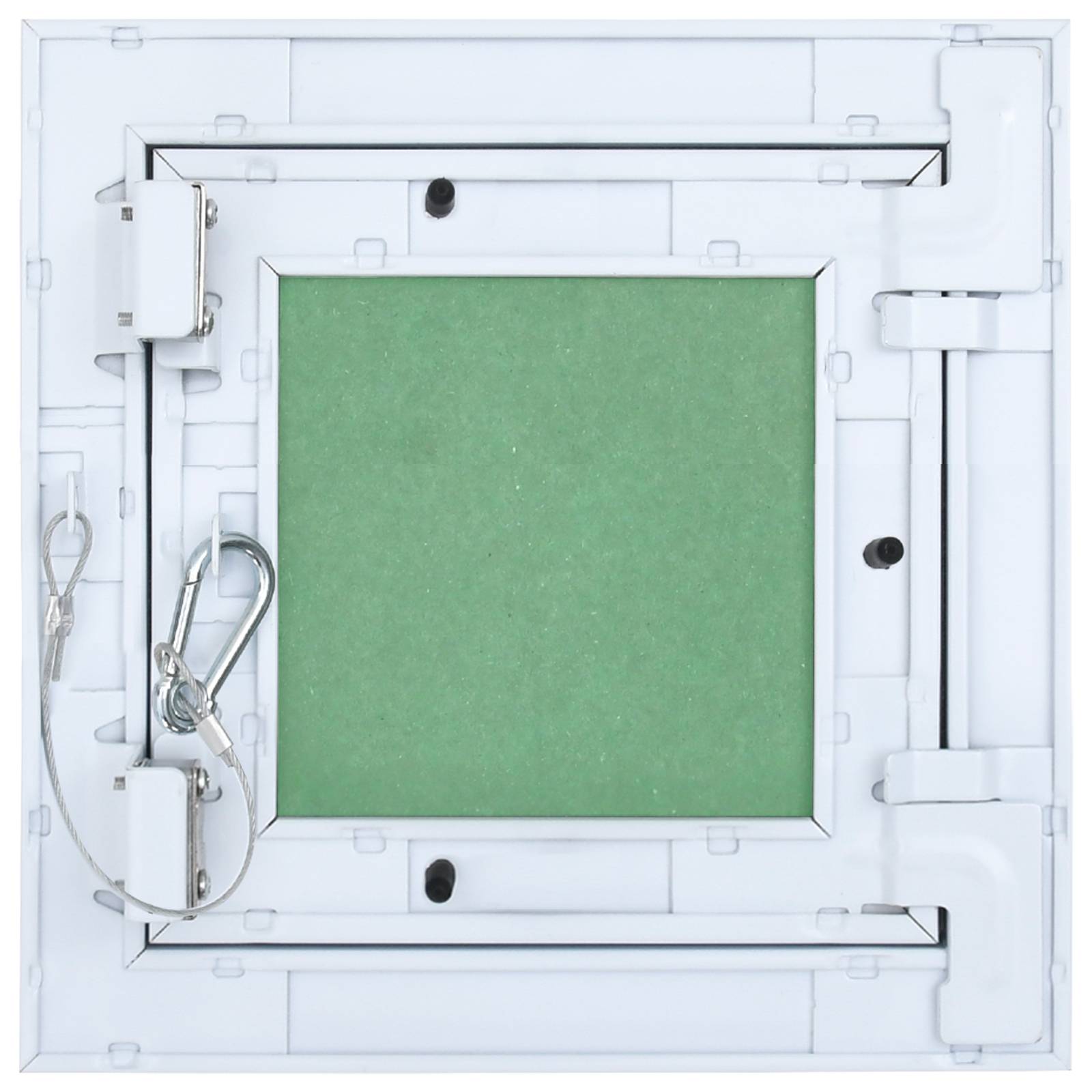 vidaXL Zugangsdeckel mit Alurahmen und Gipskartonplatte 150x150 mm