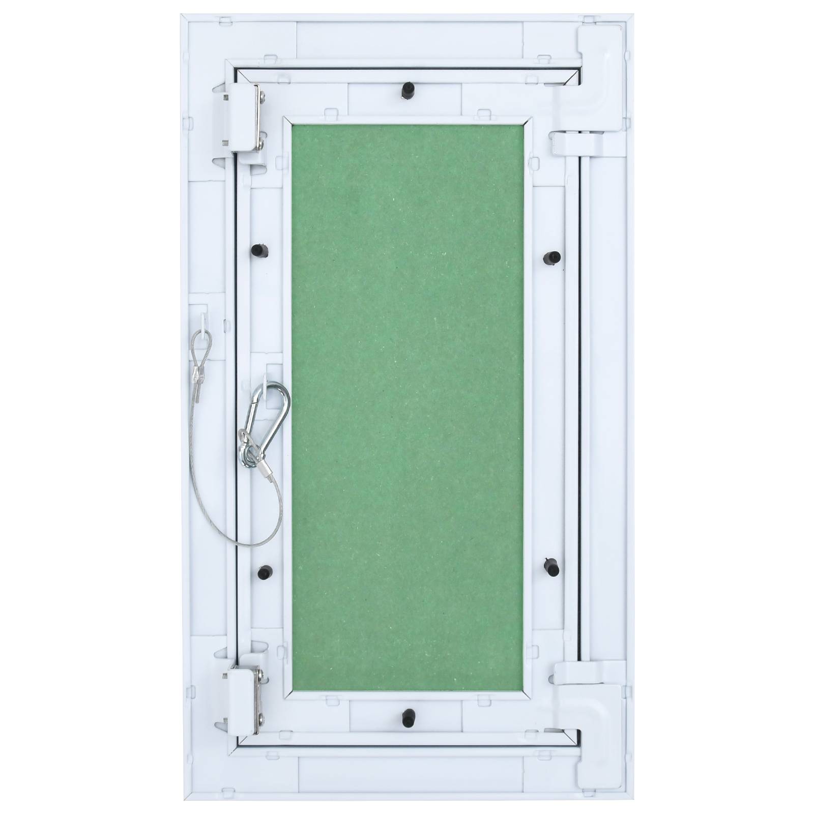 vidaXL Zugangsdeckel mit Alurahmen und Gipskartonplatte 150x300 mm