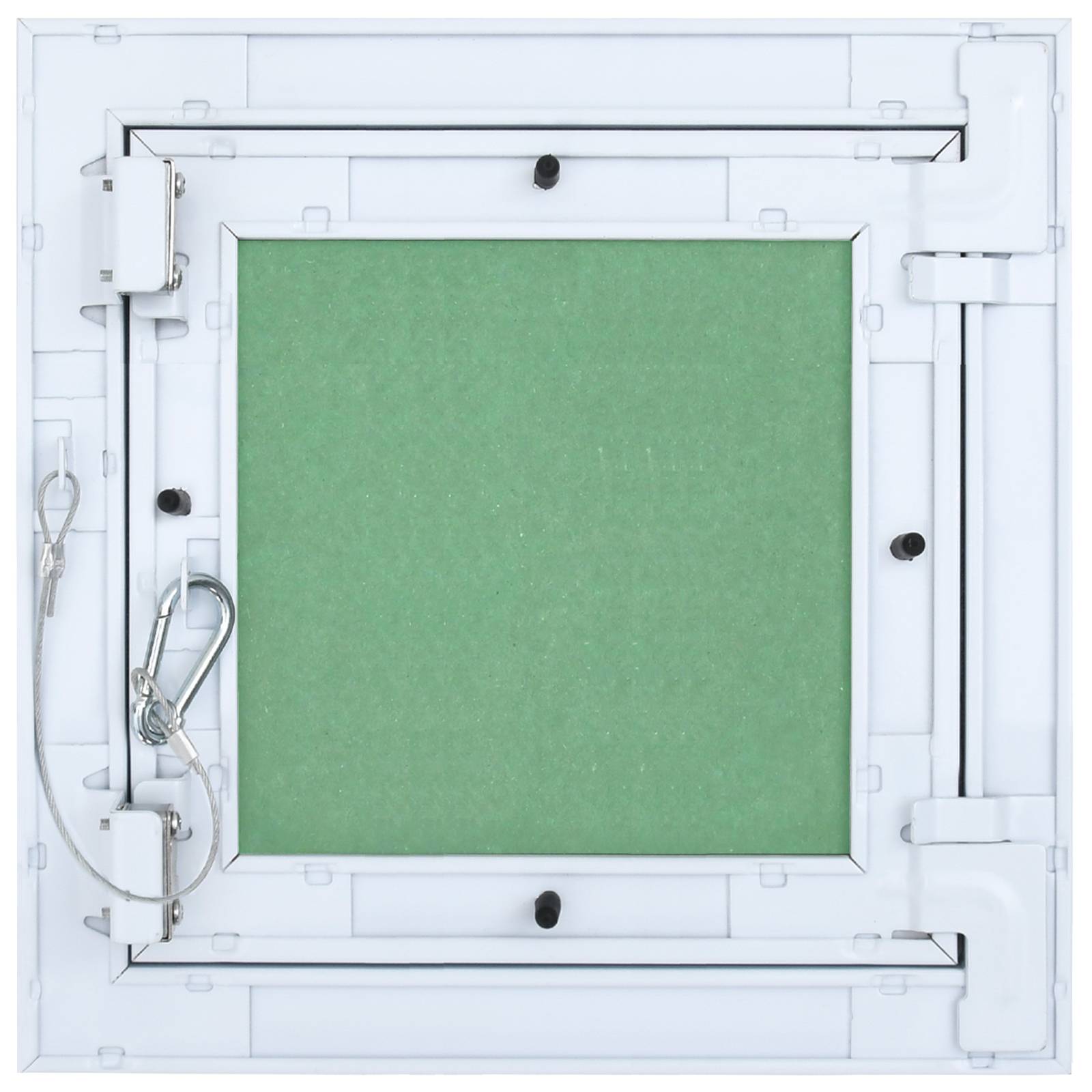 vidaXL Zugangsdeckel mit Alurahmen und Gipskartonplatte 250x250 mm