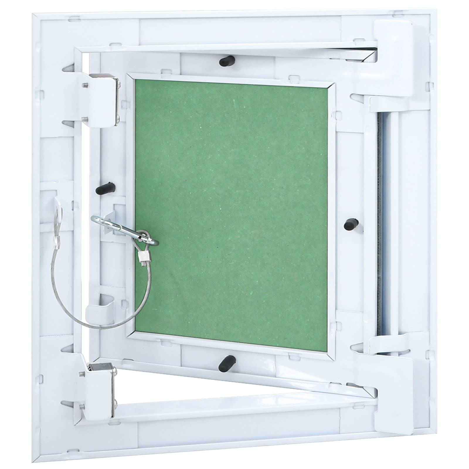 vidaXL Zugangsdeckel mit Alurahmen und Gipskartonplatte 250x250 mm