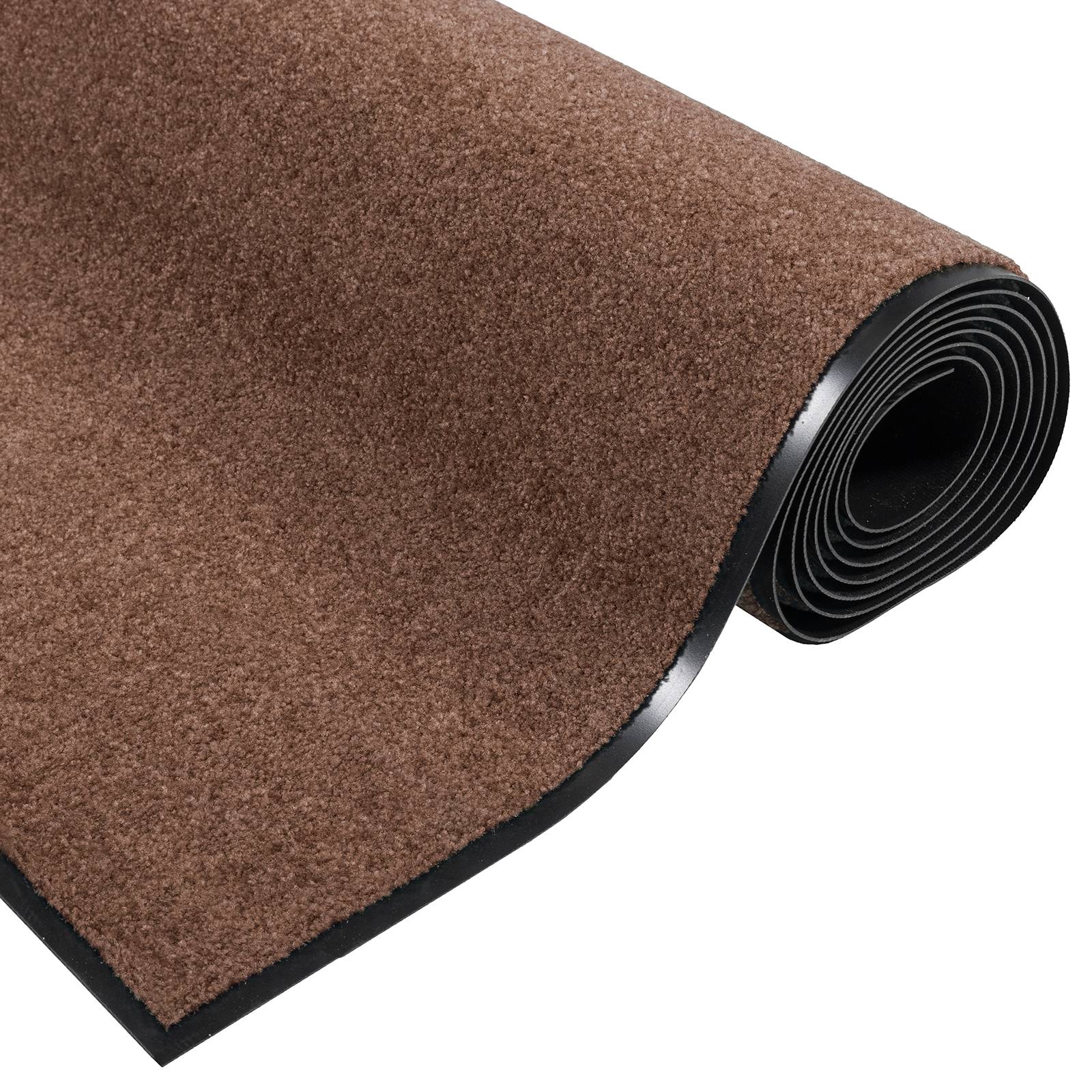 vidaXL Fußmatte Rechteckig Braun 90x150 cm