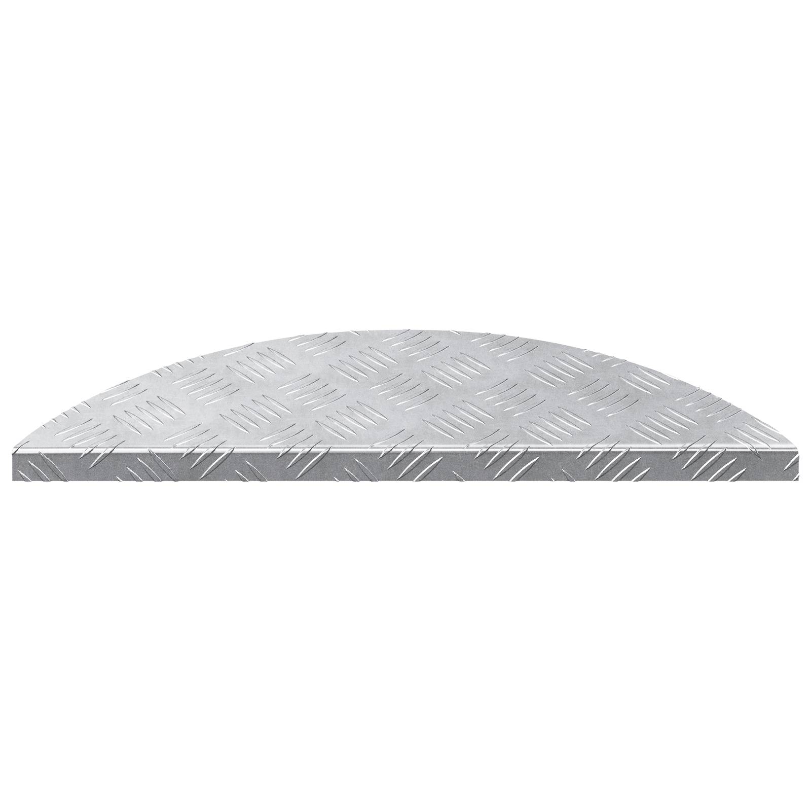 vidaXL Treppenstufen 5 Stk. Aluminium Rutschfest 60x18 cm