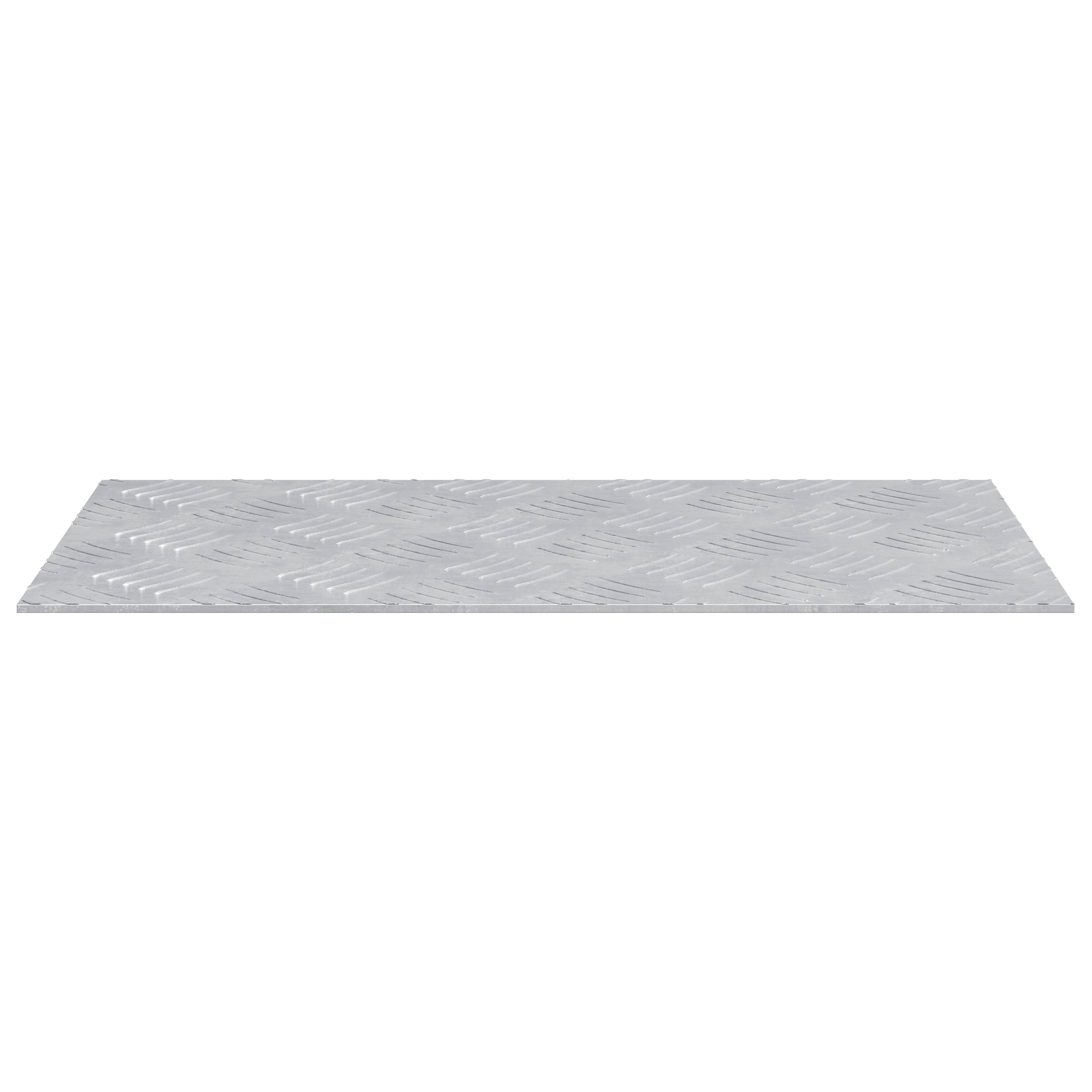 vidaXL Aluminium-Riffelbleche 4 Stk. Rutschfest 50x25 cm