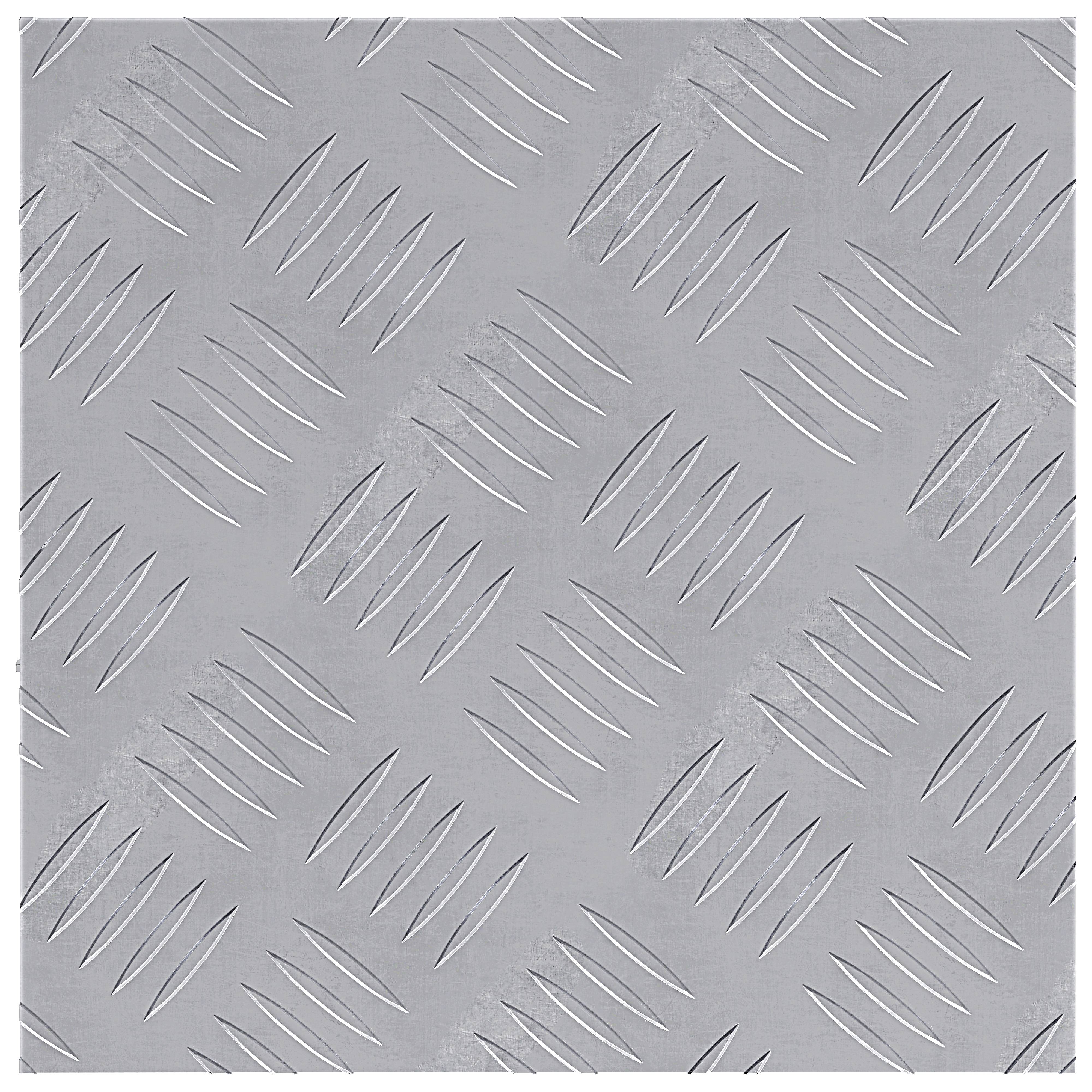 vidaXL Aluminium-Riffelbleche 2 Stk. Rutschfest 30x30 cm