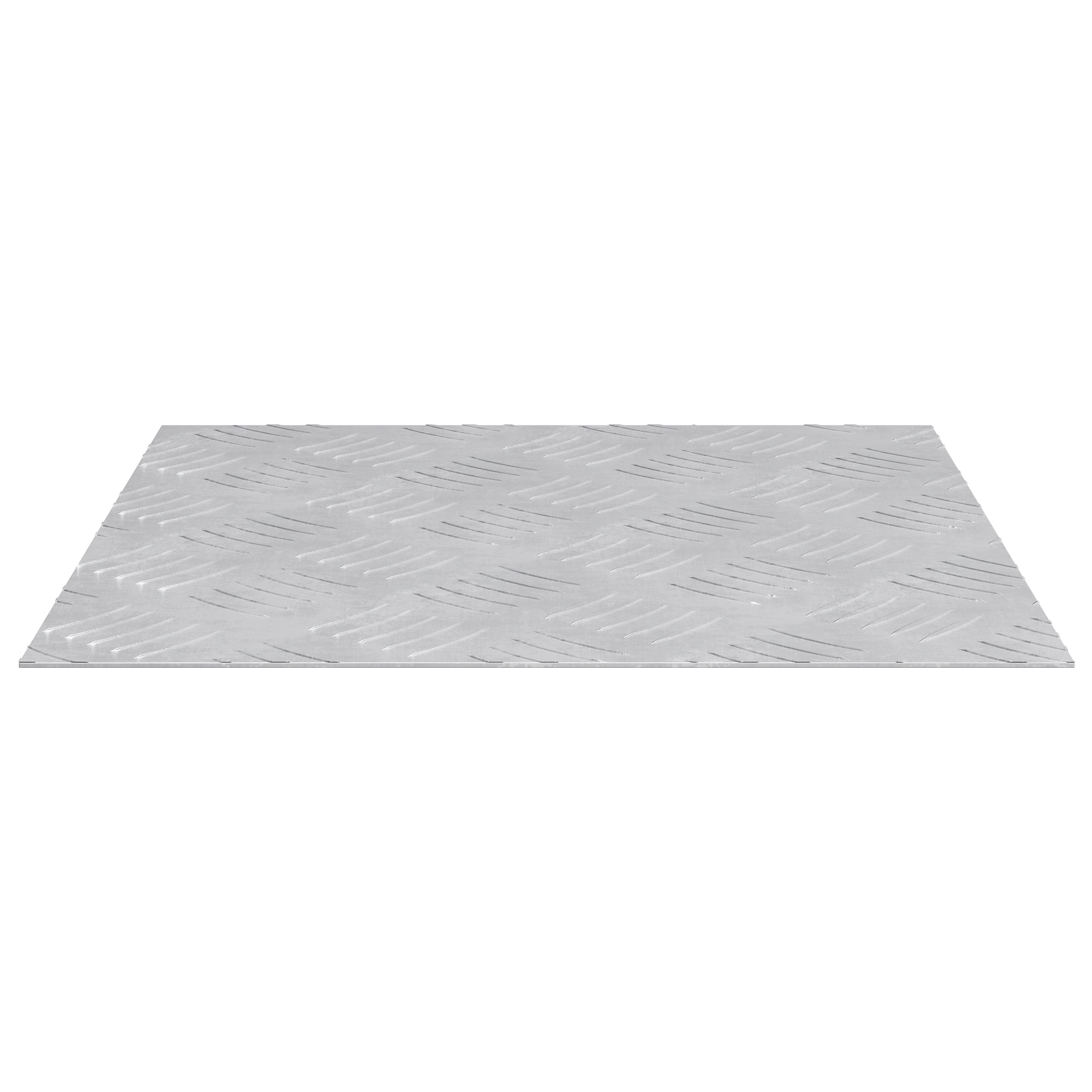 vidaXL Aluminium-Riffelbleche 2 Stk. Rutschfest 40x40 cm