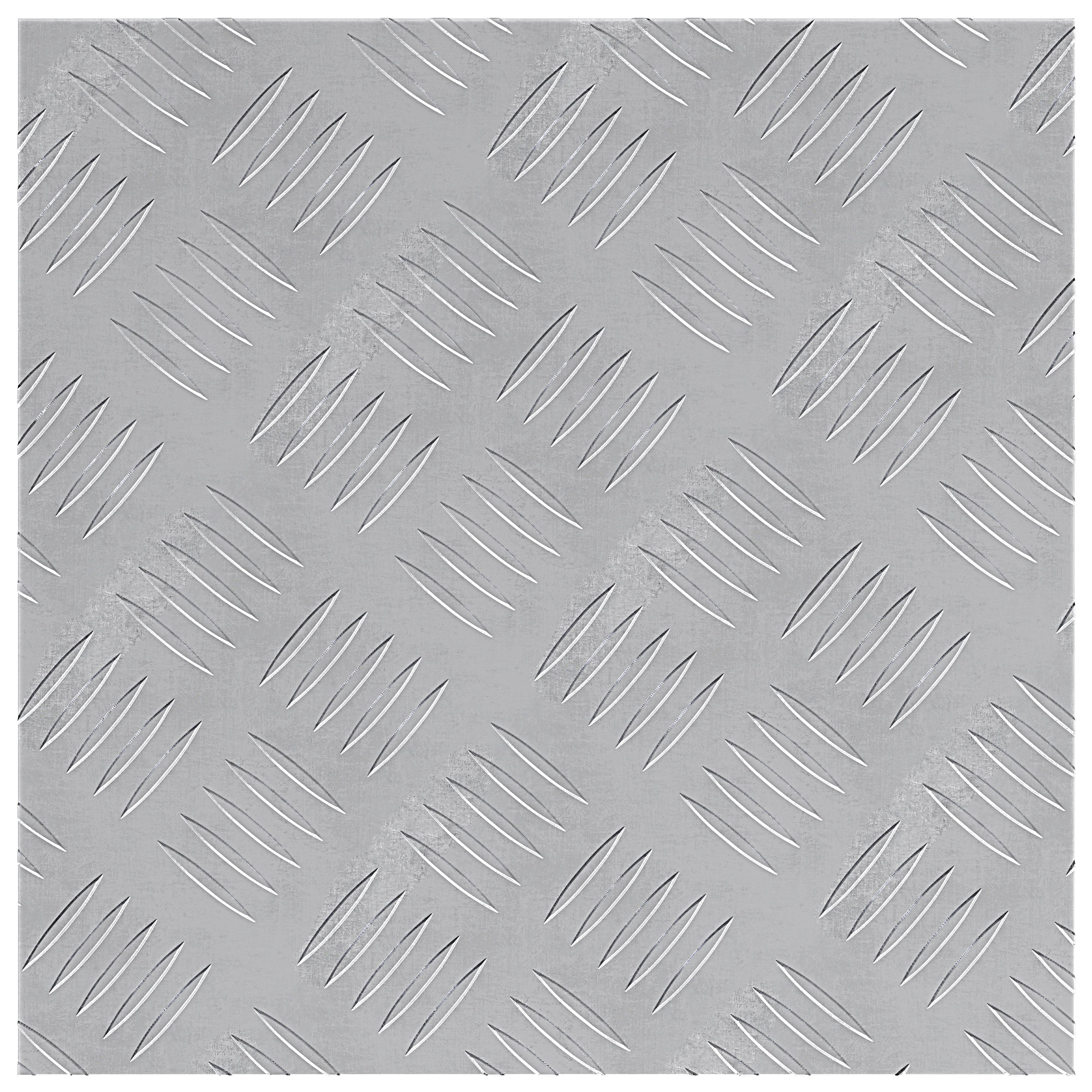 vidaXL Aluminium-Riffelbleche 2 Stk. Rutschfest 40x40 cm