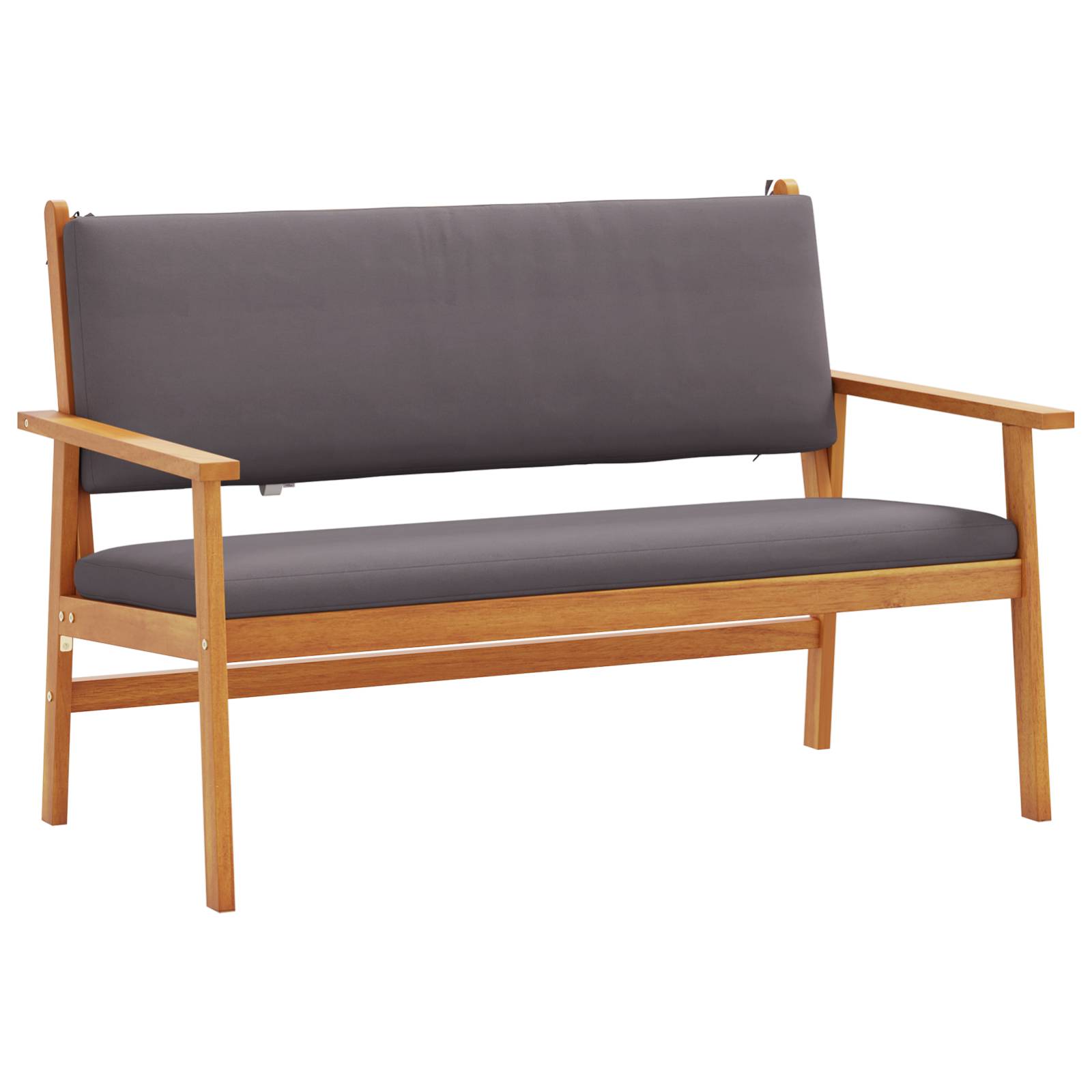 vidaXL 4-tlg. Garten-Sofafarnitur mit Kissen Massivholz Akazie