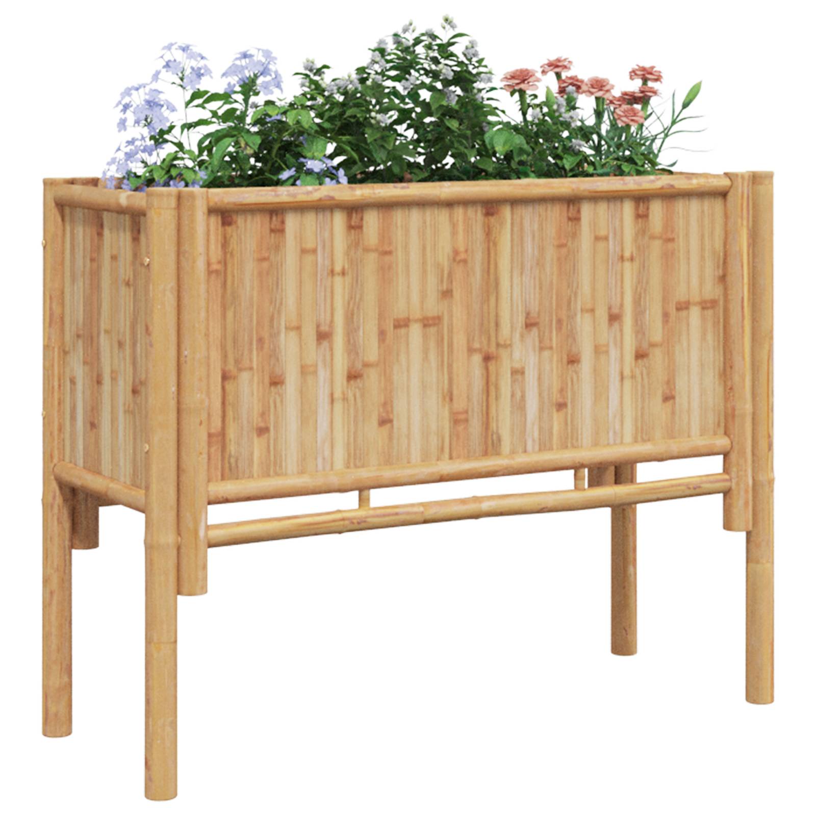 vidaXL Hochbeet 90x35x70 cm Bambus