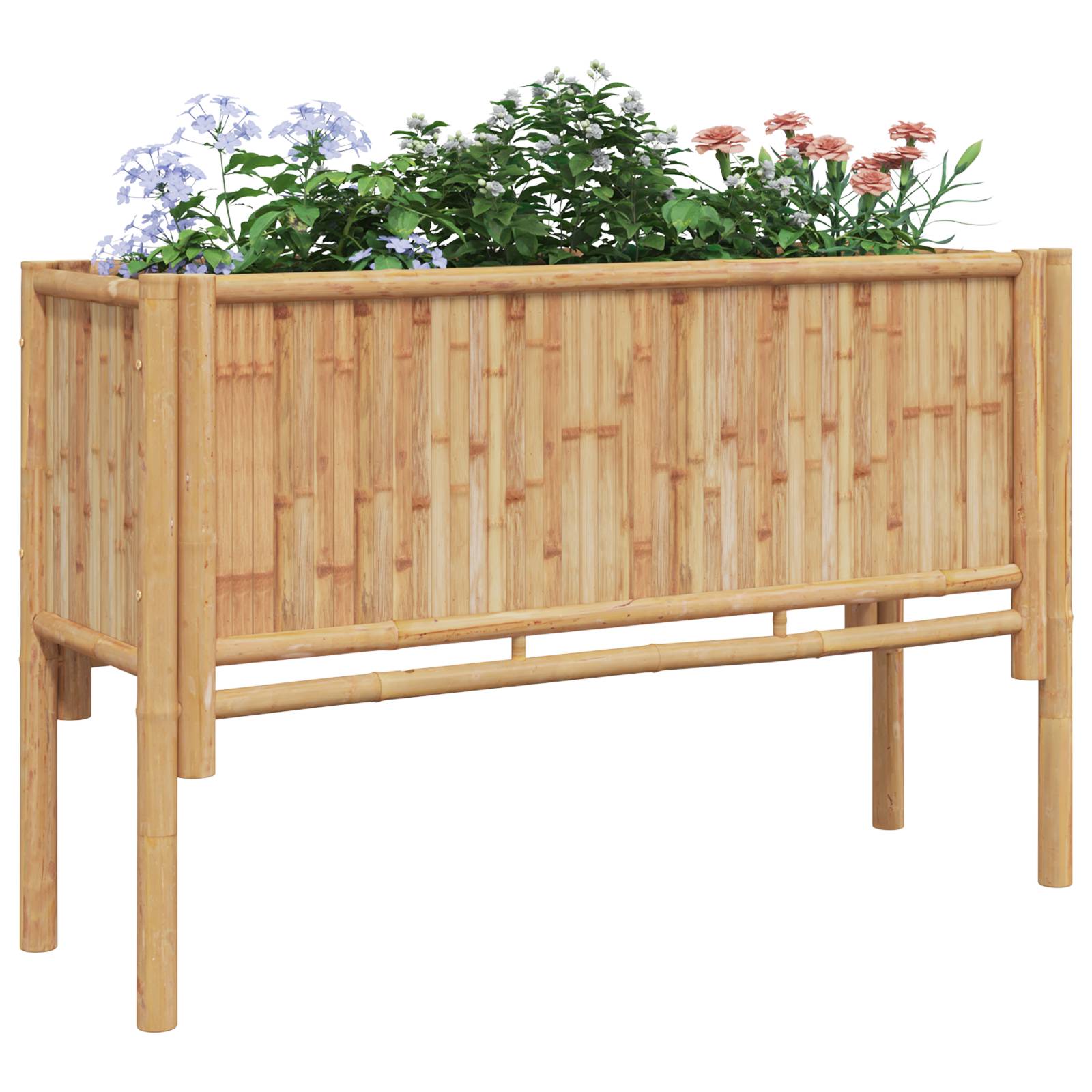 vidaXL Hochbeet 110x35x70 cm Bambus