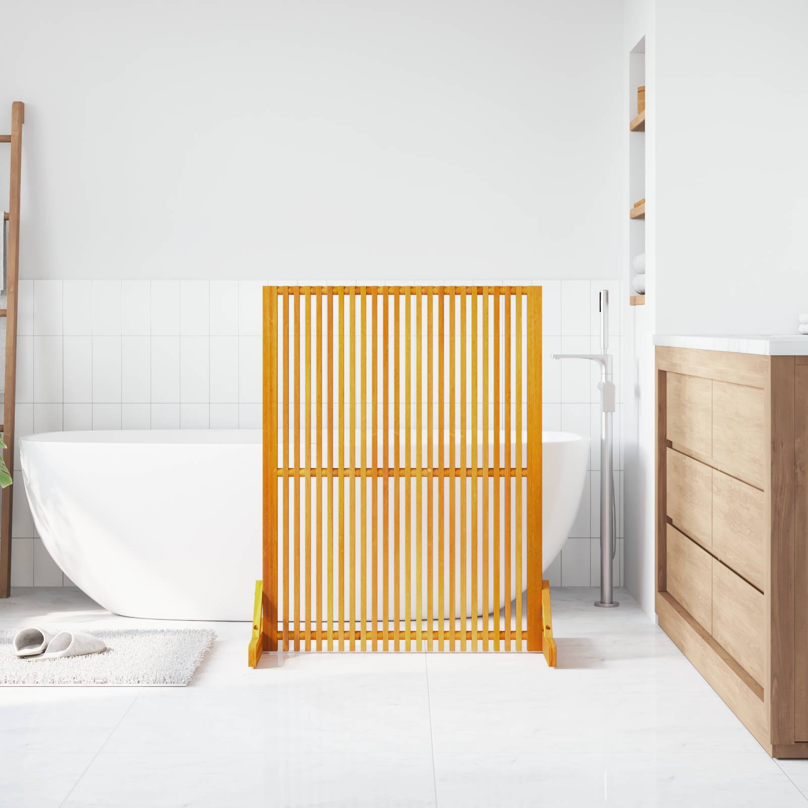 vidaXL Sichtschutz Indoor/Outdoor 110 cm Massivholz Akazie