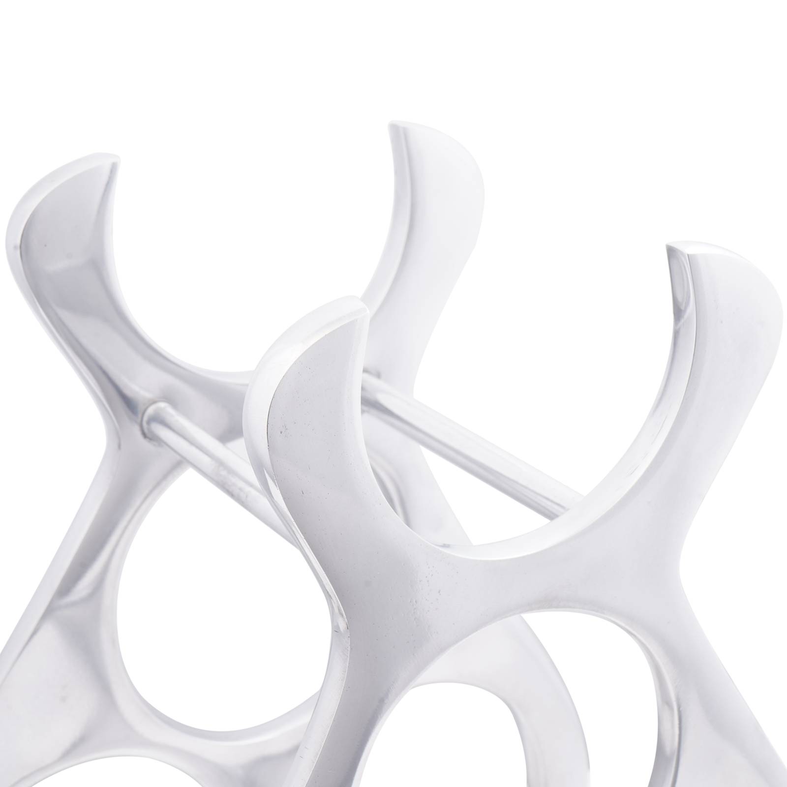 vidaXL Weinregal Silbern 23x14x28 cm Aluminium