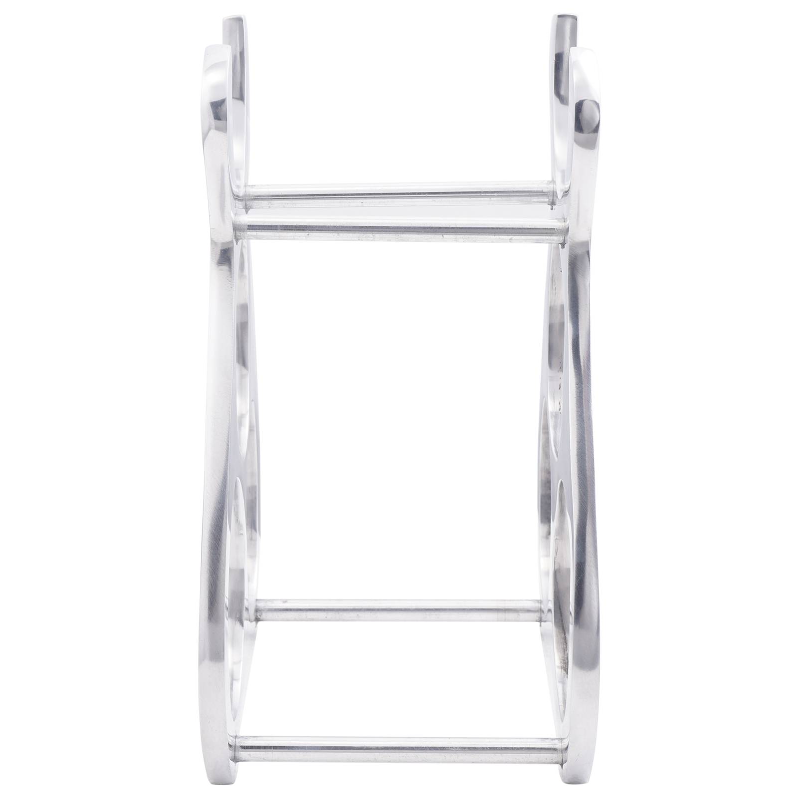 vidaXL Weinregal Silbern 23x14x28 cm Aluminium