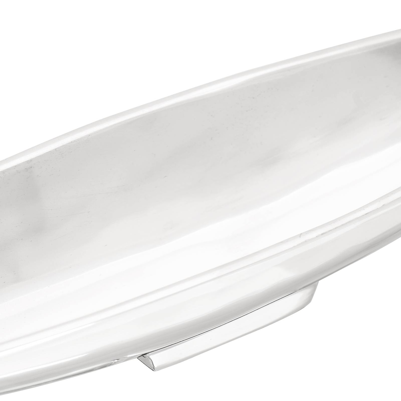 vidaXL Obstkorb Silbern 53x10x9 cm Aluminium