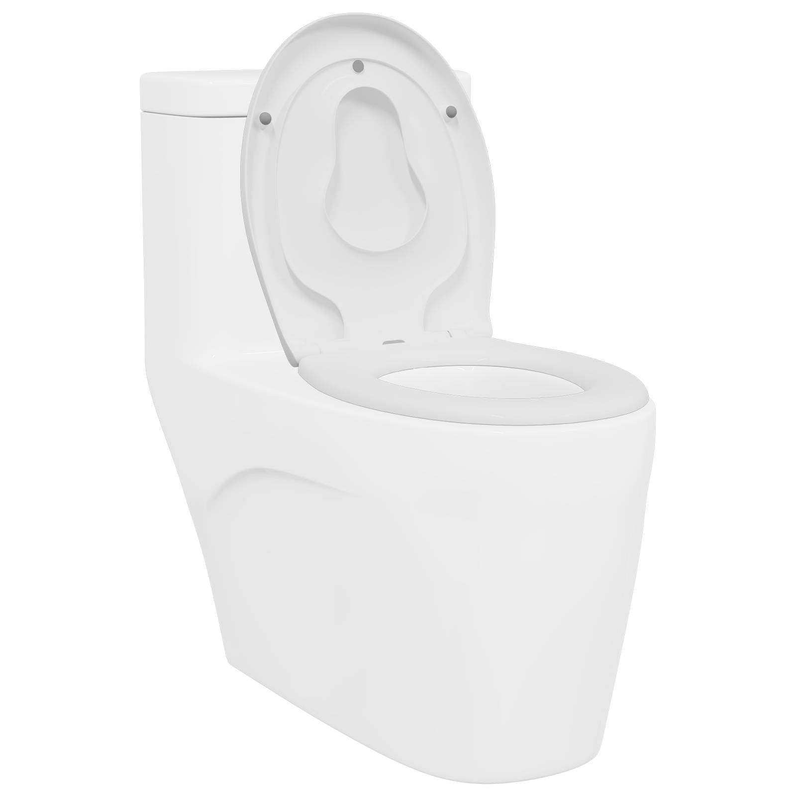vidaXL Familien-Toilettensitz mit Kindersitz Quick Release Duroplast