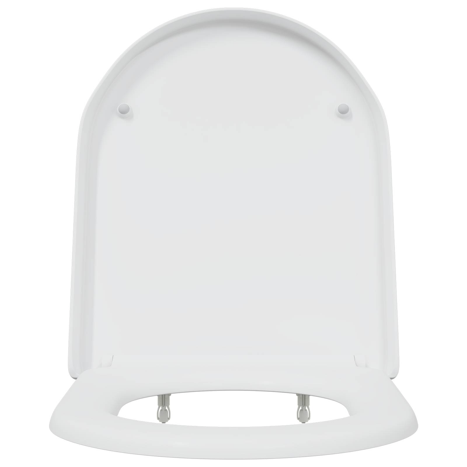 vidaXL Toilettensitz Quick Release Absenkautomatik Duroplast Weiß