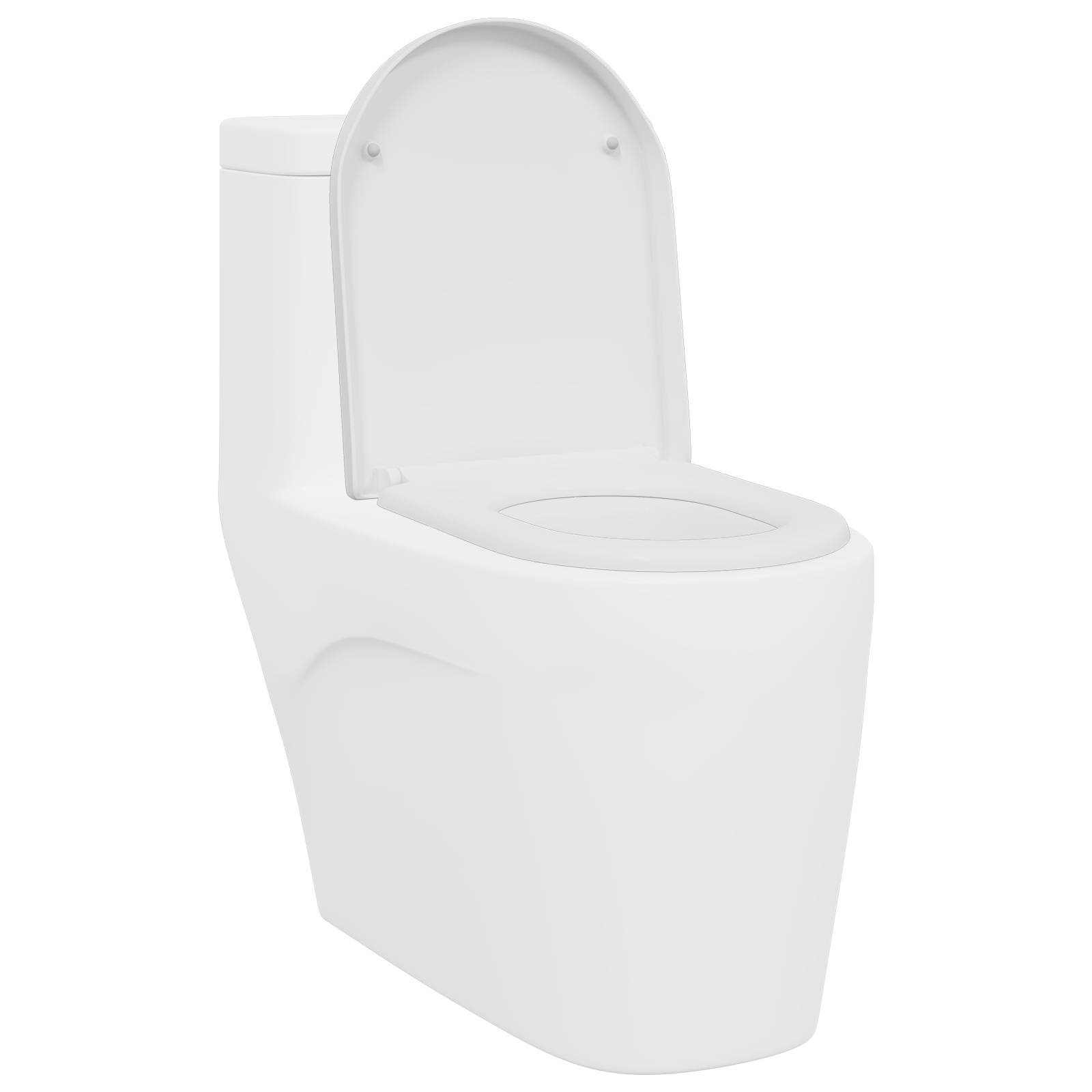 vidaXL Toilettensitz Quick Release Absenkautomatik Duroplast Weiß
