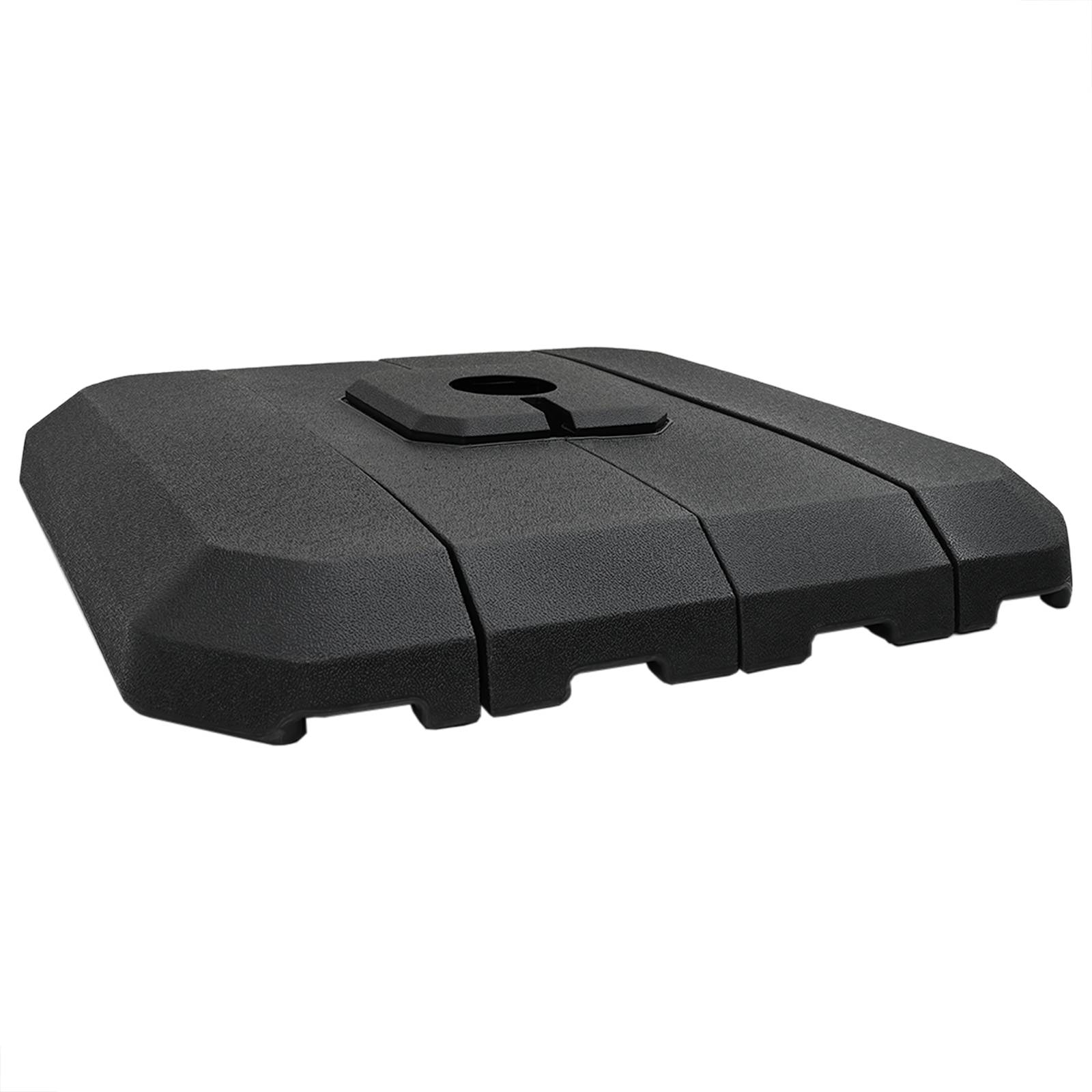 vidaXL 4-tlg. Ampelschirmständer-Set 130 kg Sand oder 90 kg Wasser