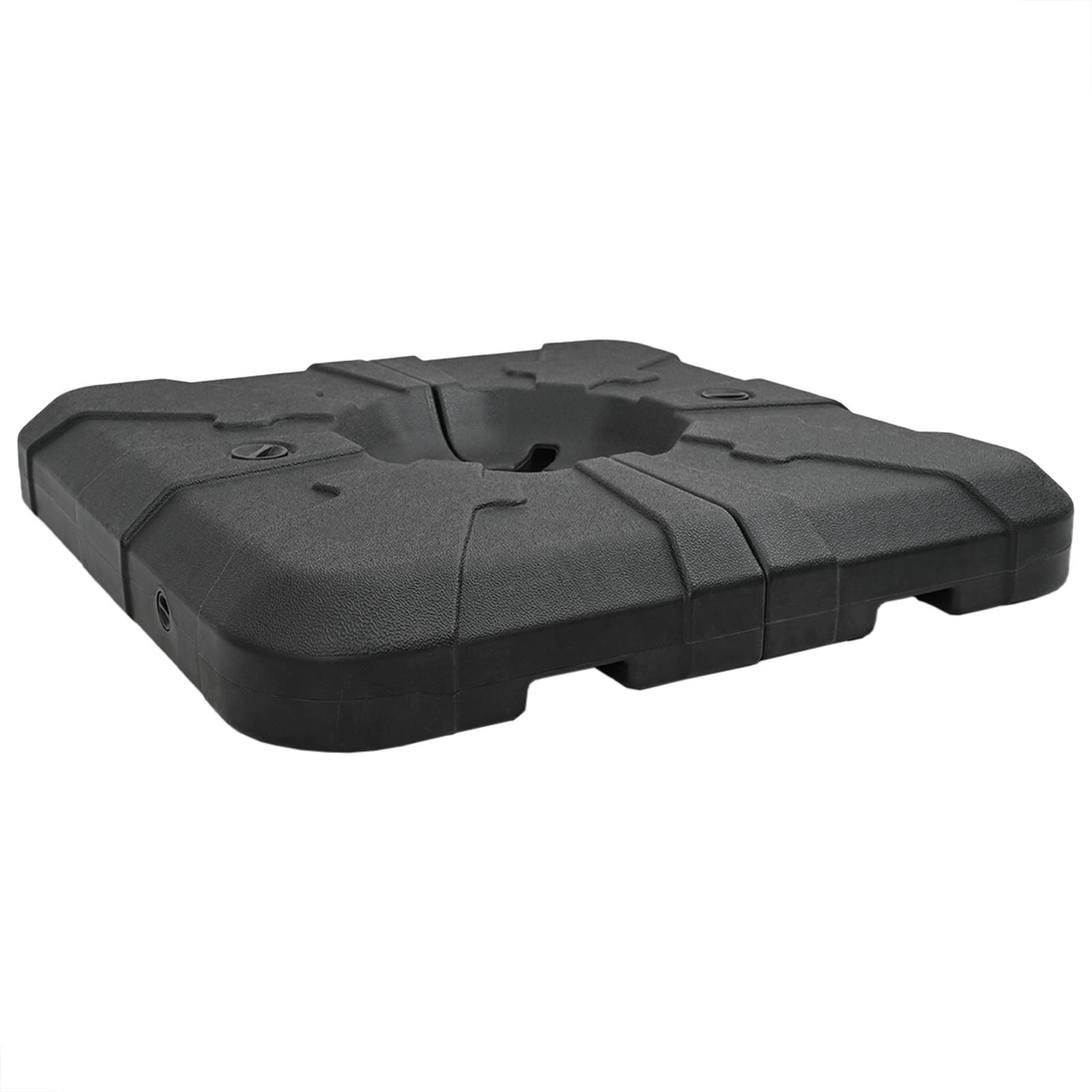 vidaXL 2-tlg. Sonnenschirmständer-Set 110 kg Sand oder 70 kg Wasser