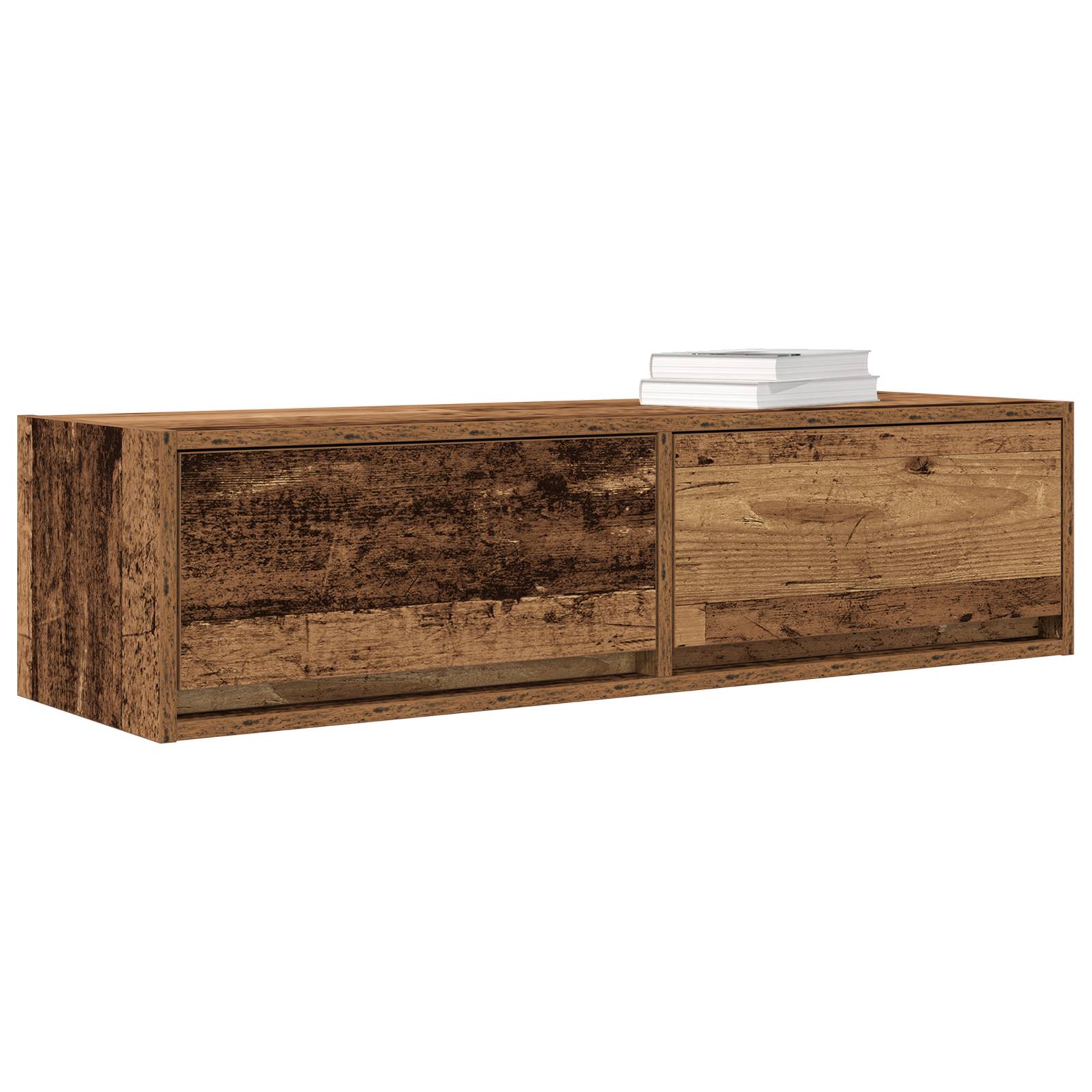 vidaXL TV-Schrank Altholz 100x31x25,5 cm Holzwerkstoff