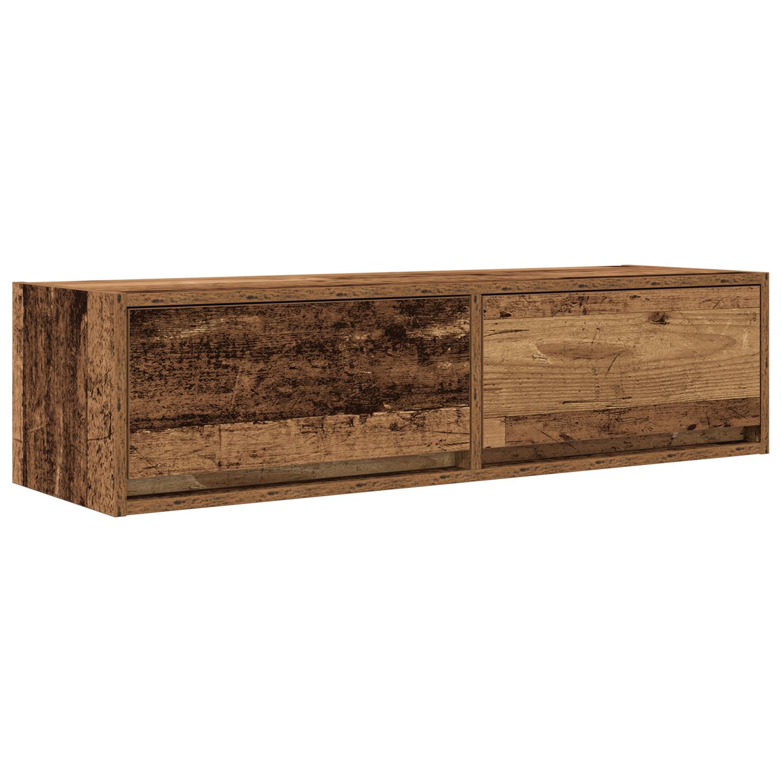 vidaXL TV-Schrank Altholz 100x31x25,5 cm Holzwerkstoff