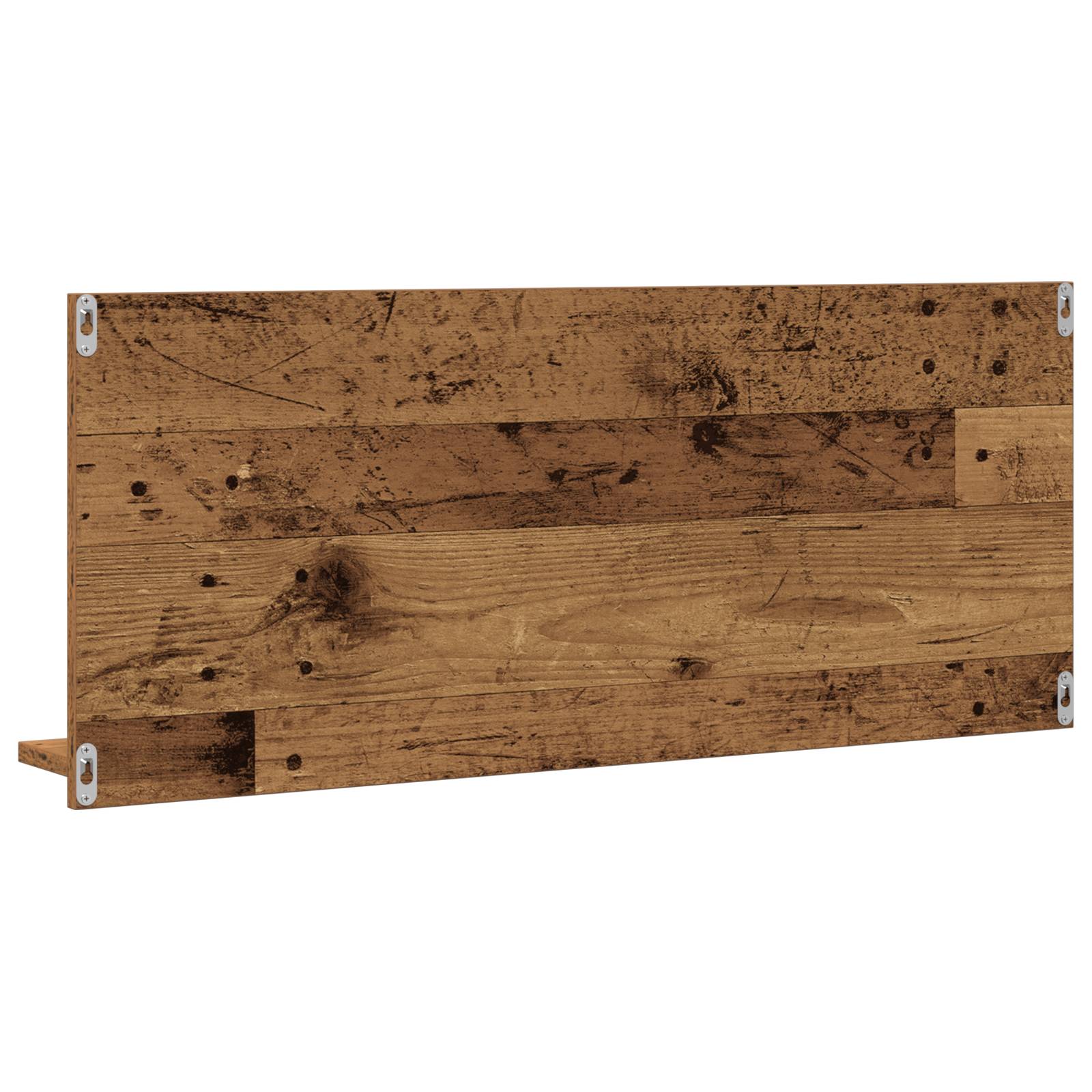 vidaXL Badspiegel Altholz 90x10,5x37 cm Holzwerkstoff