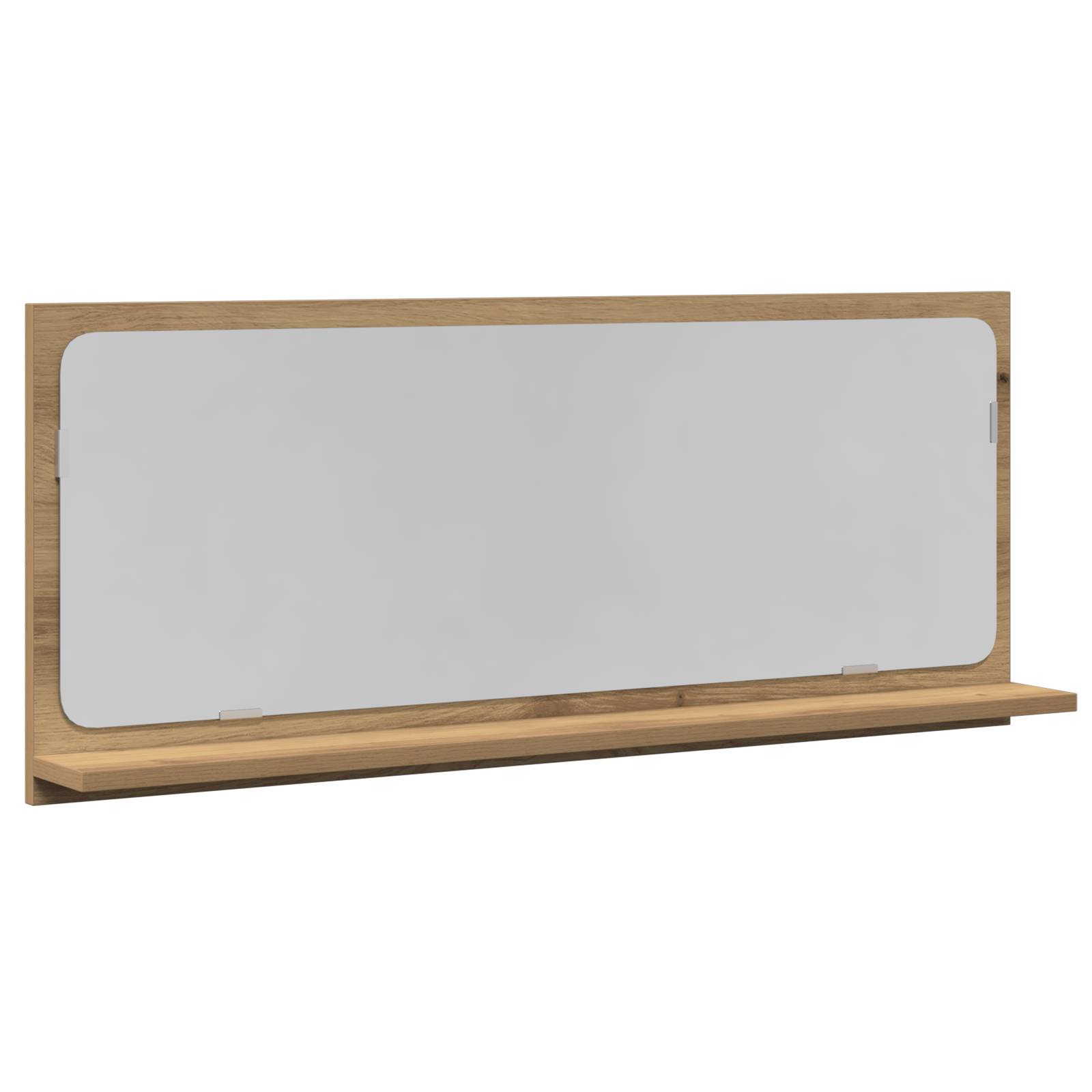 vidaXL Badezimmerspiegel Artisan Eiche 90x10,5x37 cm Holzwerkstoff