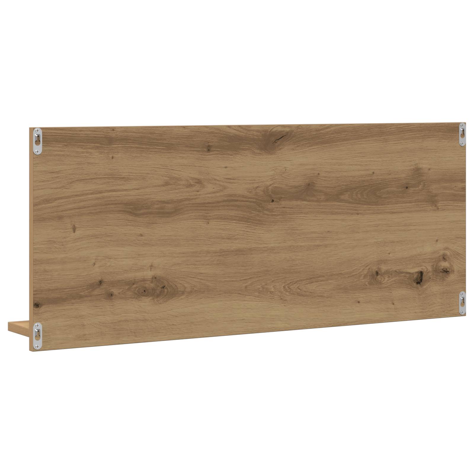 vidaXL Badezimmerspiegel Artisan Eiche 90x10,5x37 cm Holzwerkstoff