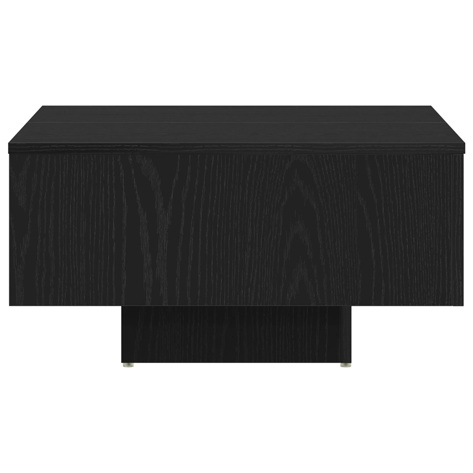 vidaXL Couchtisch Schwarz Eiche 60x60x31,5 cm aus Holzwerkstoff