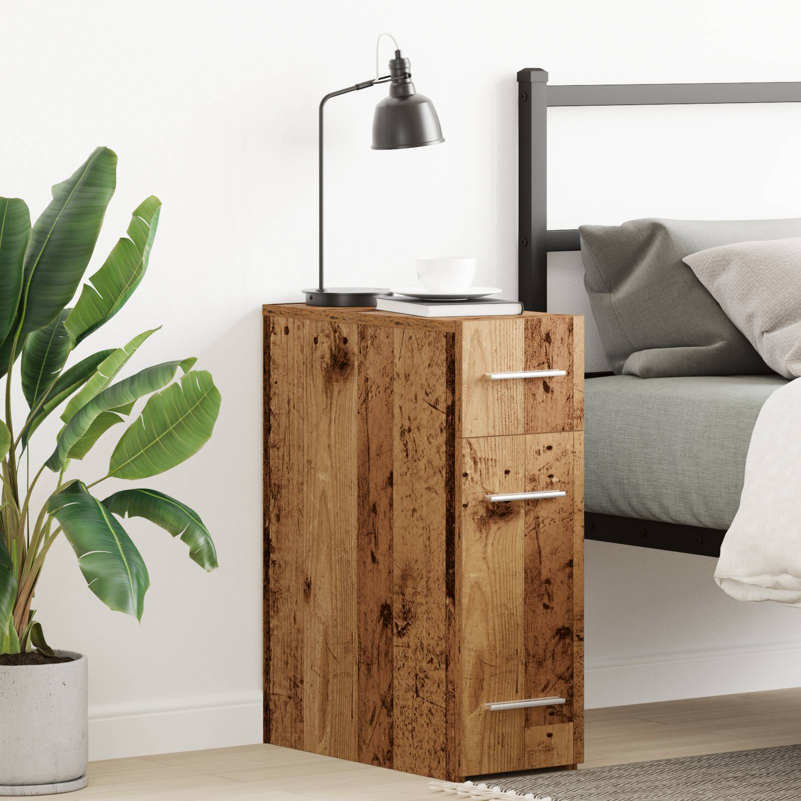 vidaXL Apotheker-Schrank aus altem Holz 20x45,5x60 cm aus Holzwerkstoff