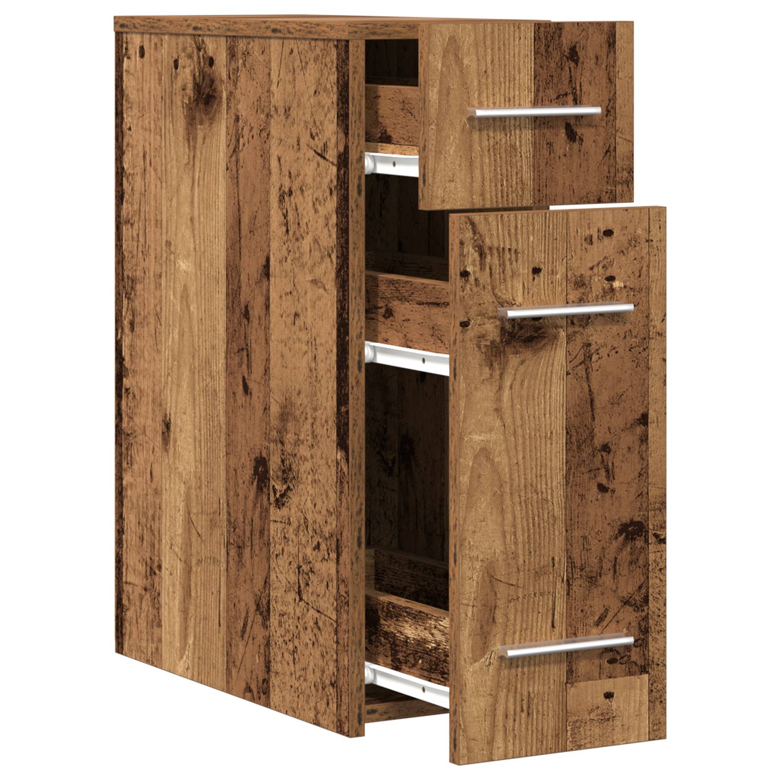 vidaXL Apotheker-Schrank aus altem Holz 20x45,5x60 cm aus Holzwerkstoff