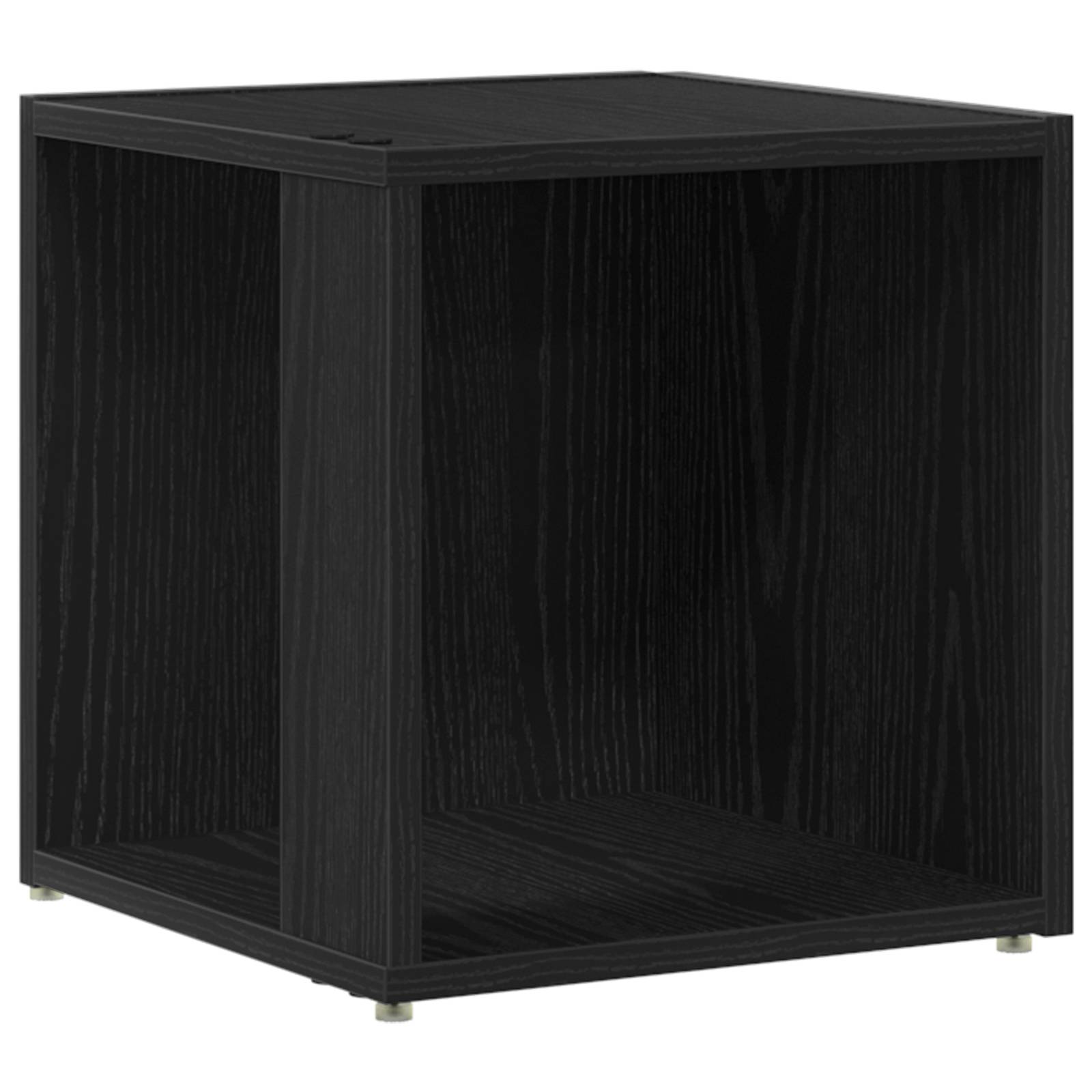 vidaXL Beistelltisch Schwarz Eiche 33x33x34,5 cm Holzwerkstoff