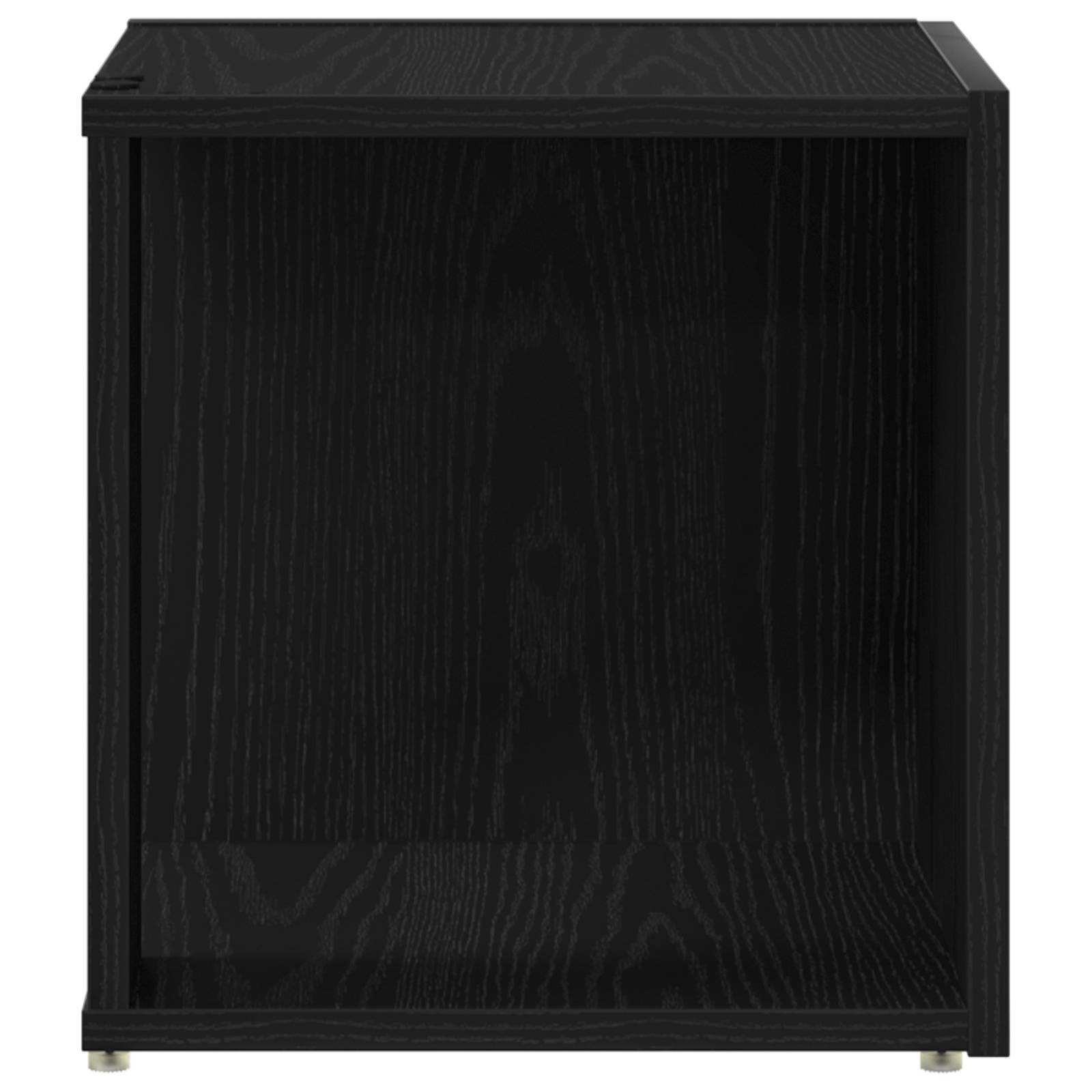 vidaXL Beistelltisch Schwarz Eiche 33x33x34,5 cm Holzwerkstoff