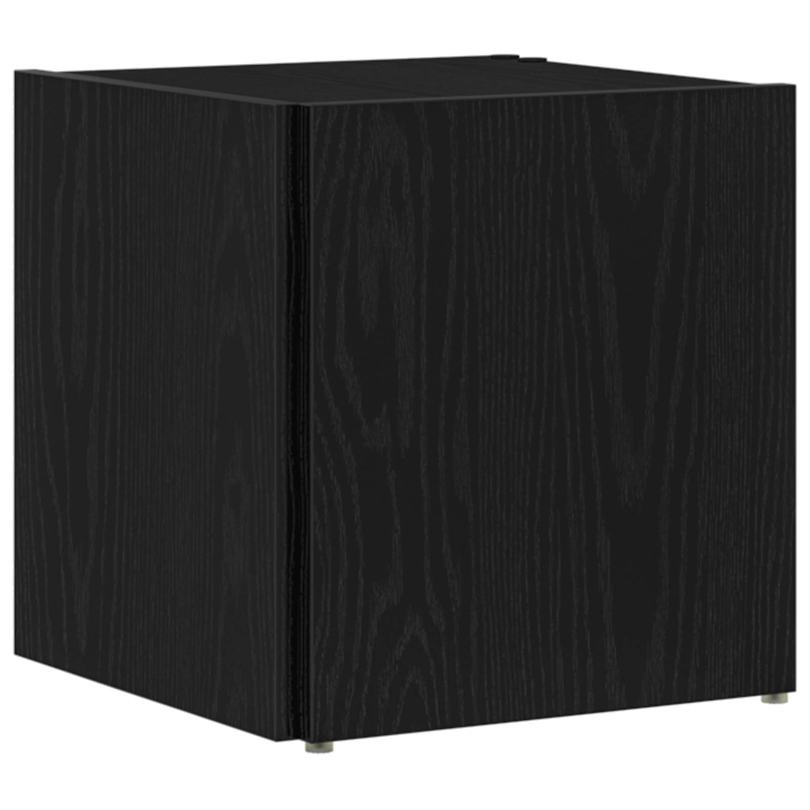 vidaXL Beistelltisch Schwarz Eiche 33x33x34,5 cm Holzwerkstoff