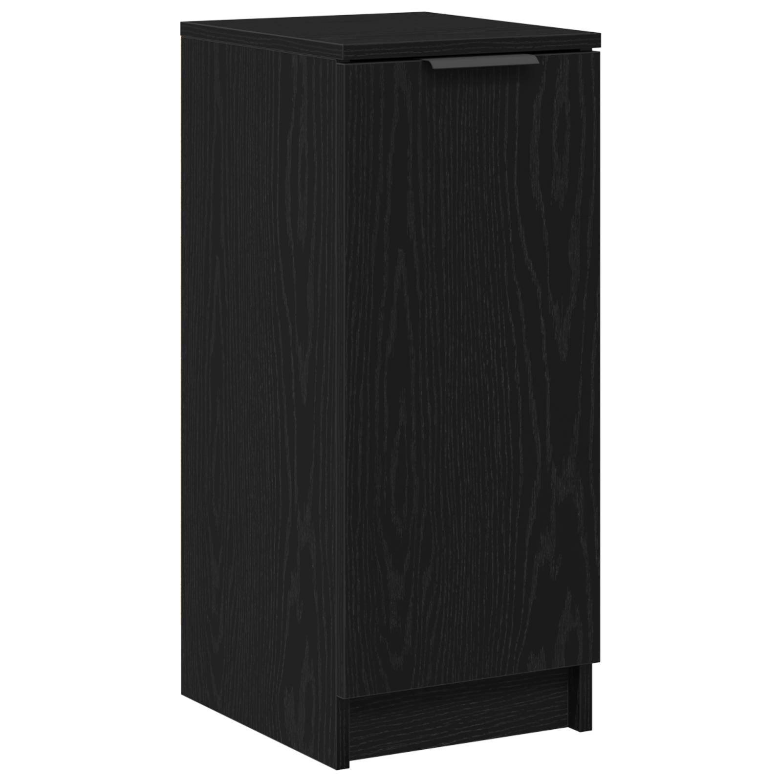 vidaXL Schuhschrank Schwarz Eiche 30x35x70 cm Holzwerkstoff