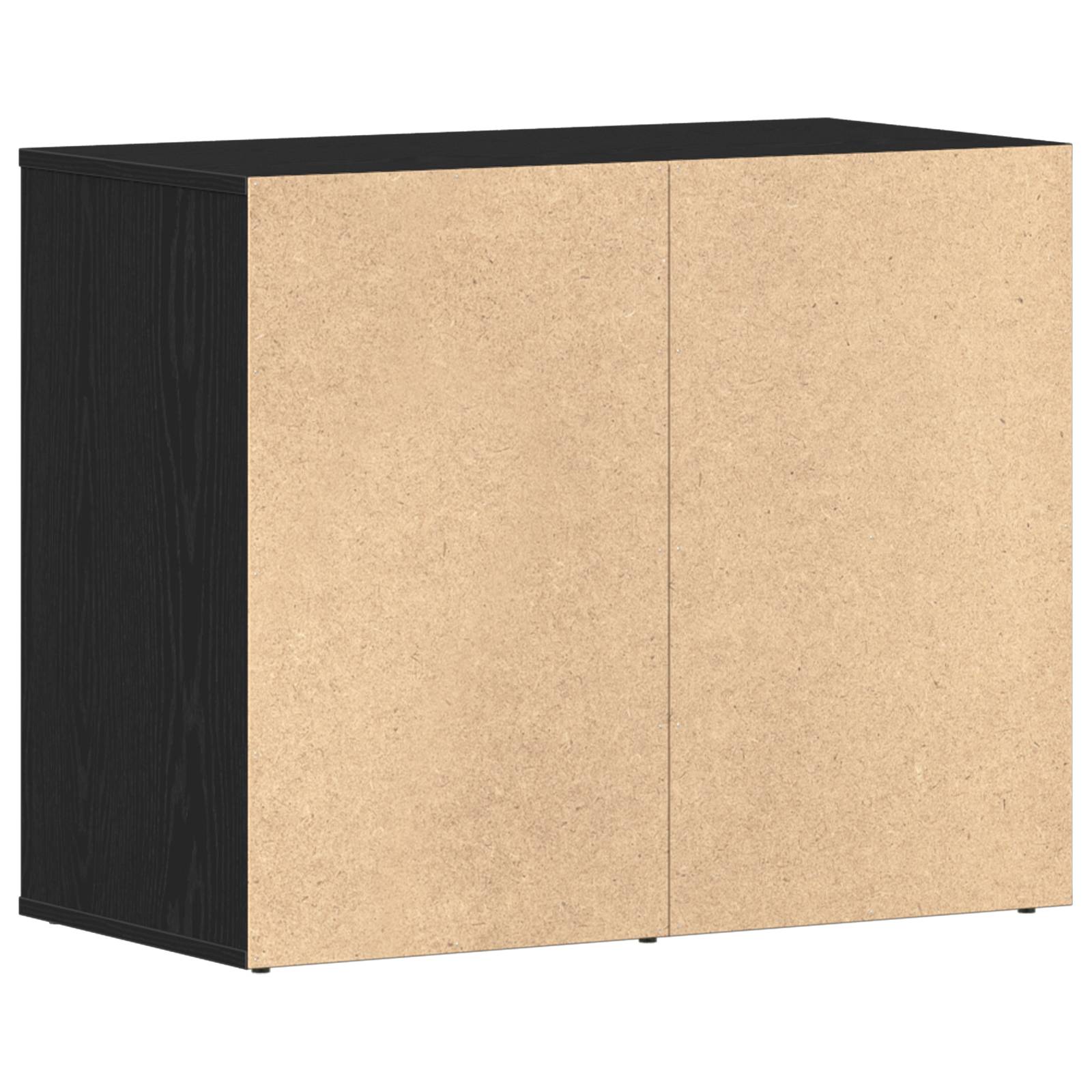 vidaXL Schwarzer Eichen-Cosmetic-Schrank - 80x40x65 cm
