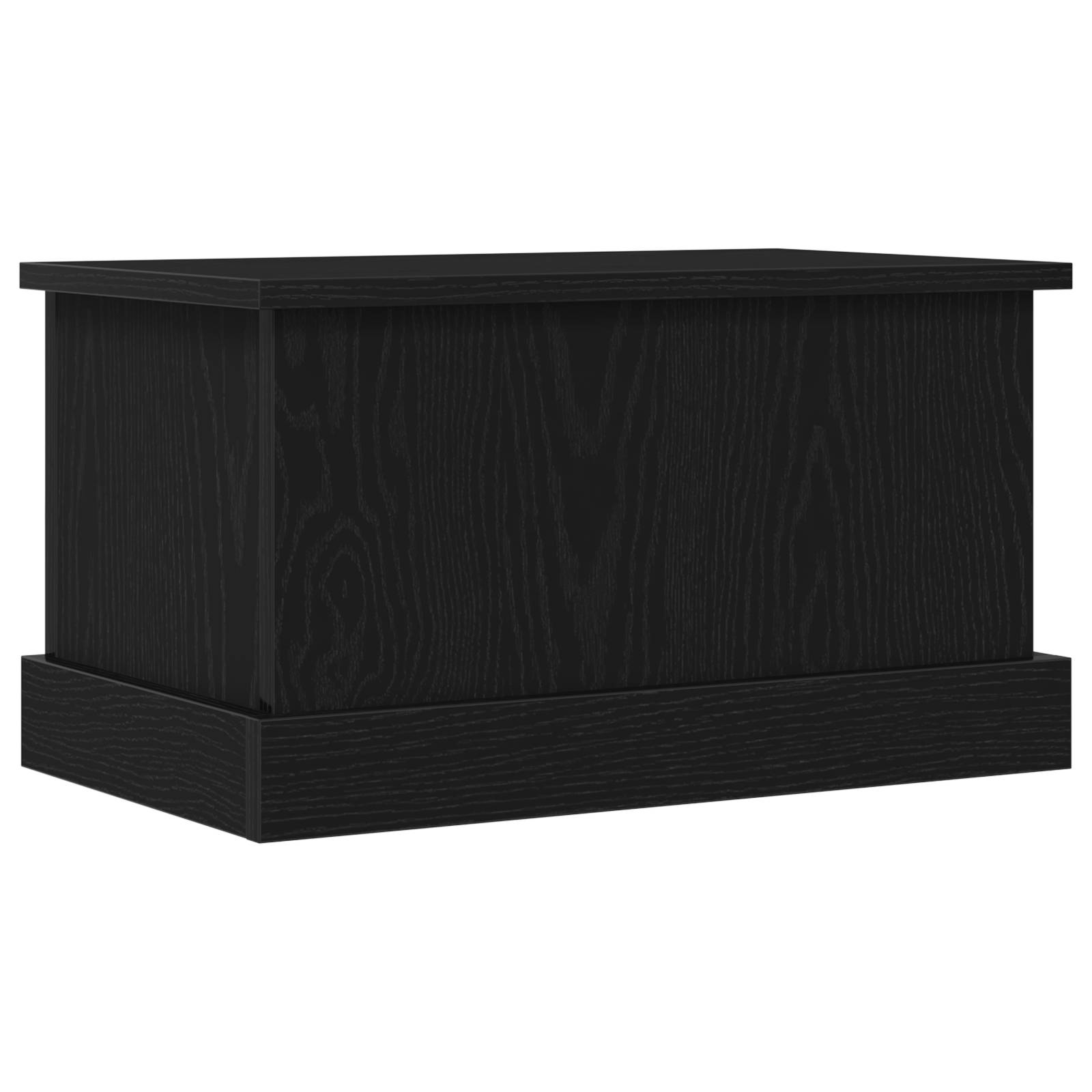 vidaXL Aufbewahrungsbox Schwarz Eiche 50x30x28 cm Holzwerkstoff